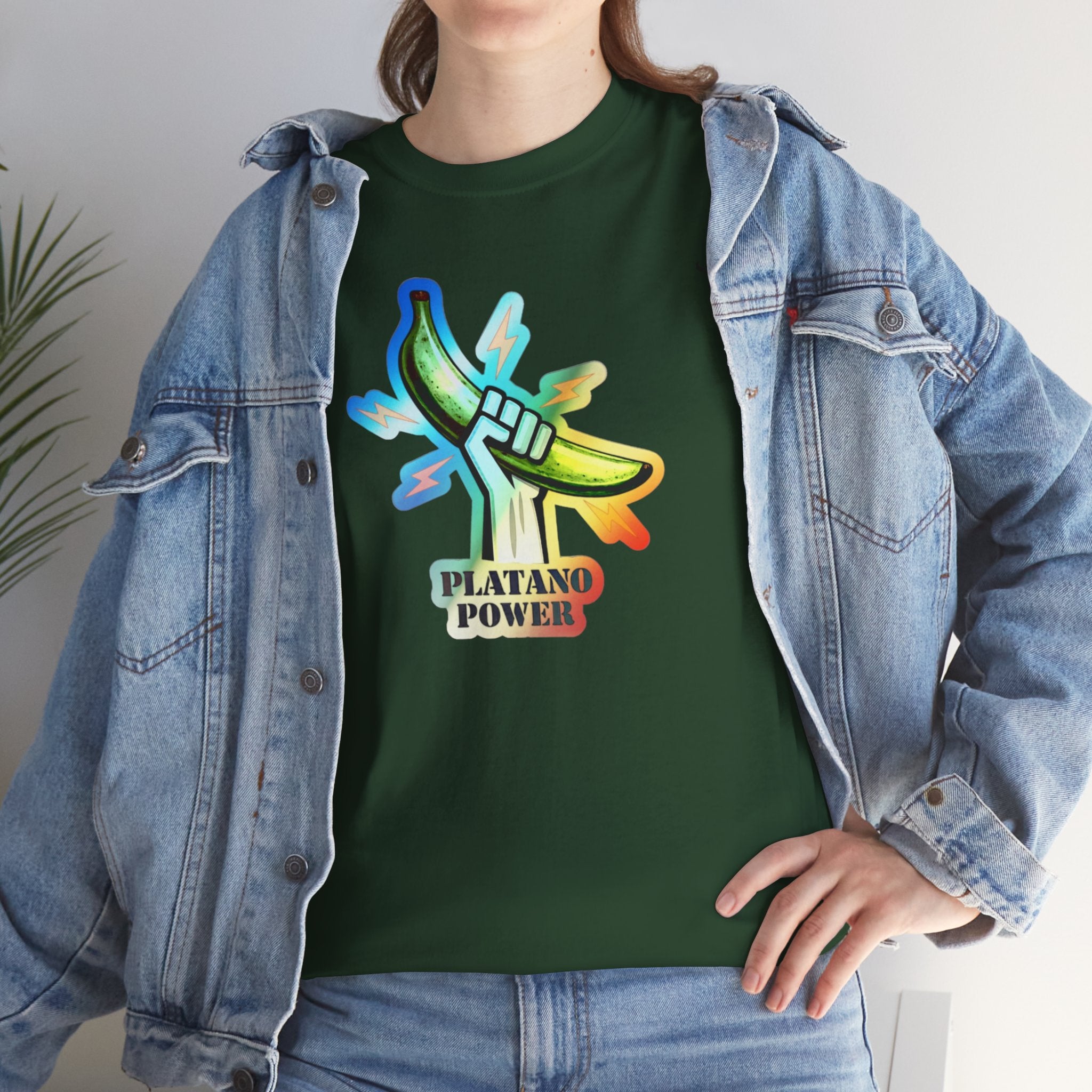 Platano Power T-Shirt – WBC Limeted Edition Unisex Heavy Cotton Tee