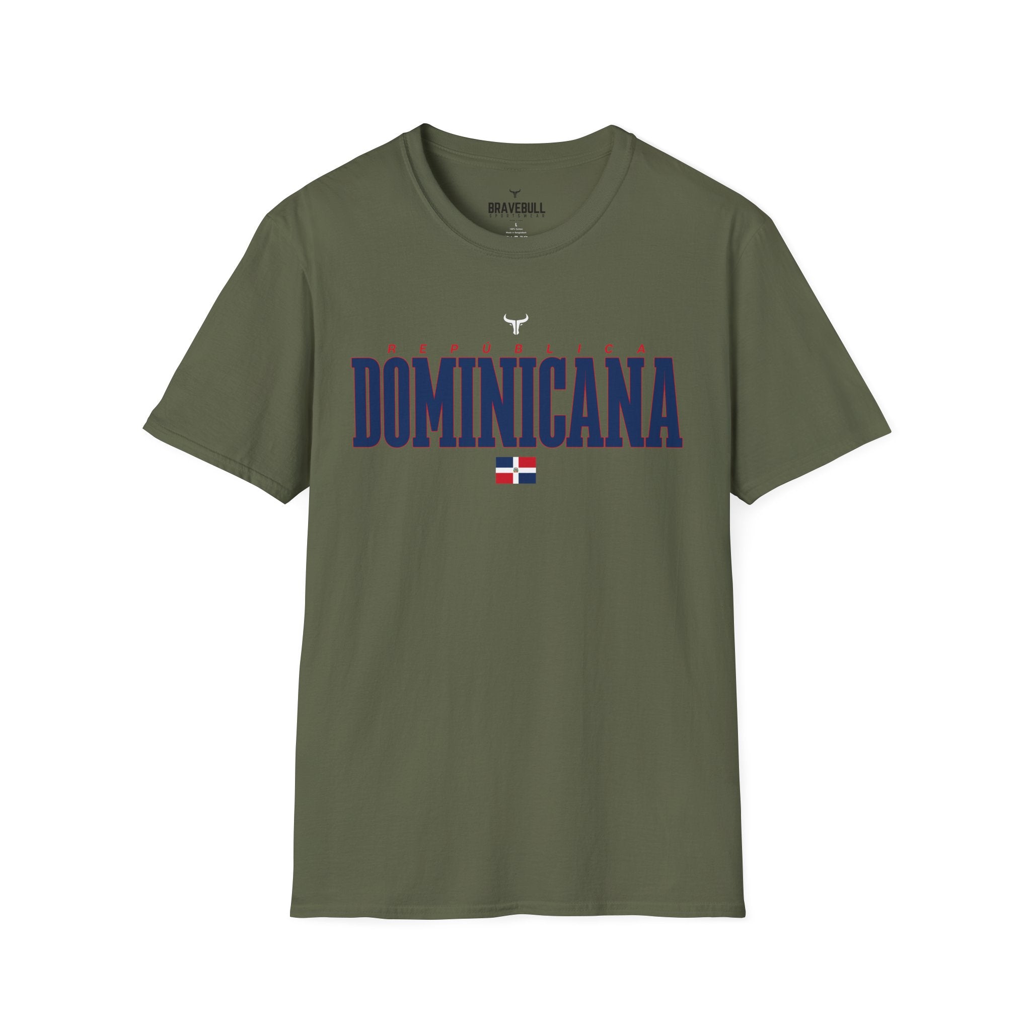 REPUBLICA DOMINICAN  WBC fan T-Shirt R Cotton Tee