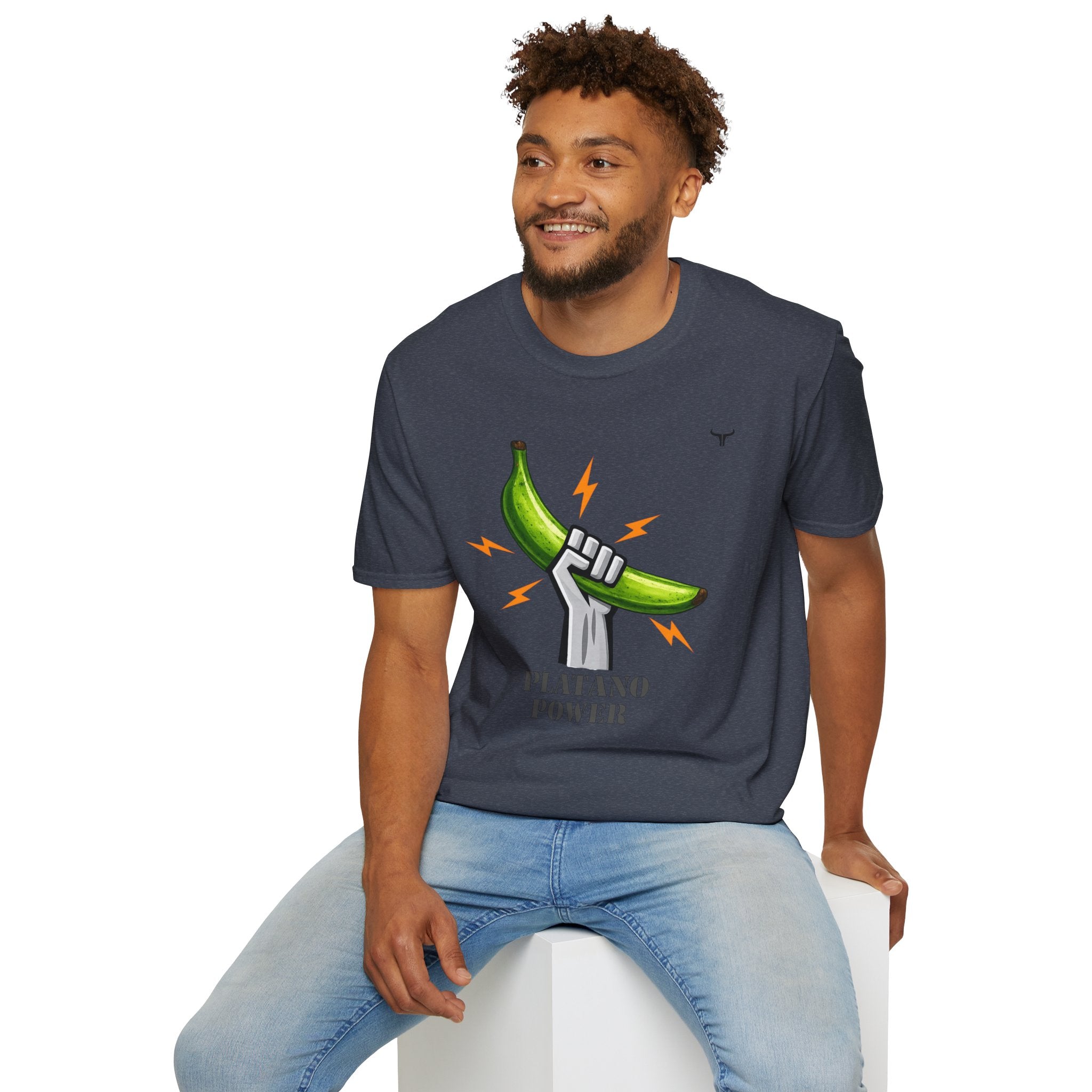 Platano Power T-Shirt – Celebrate Dominican Pride! Unisex Softstyle T-Shirt