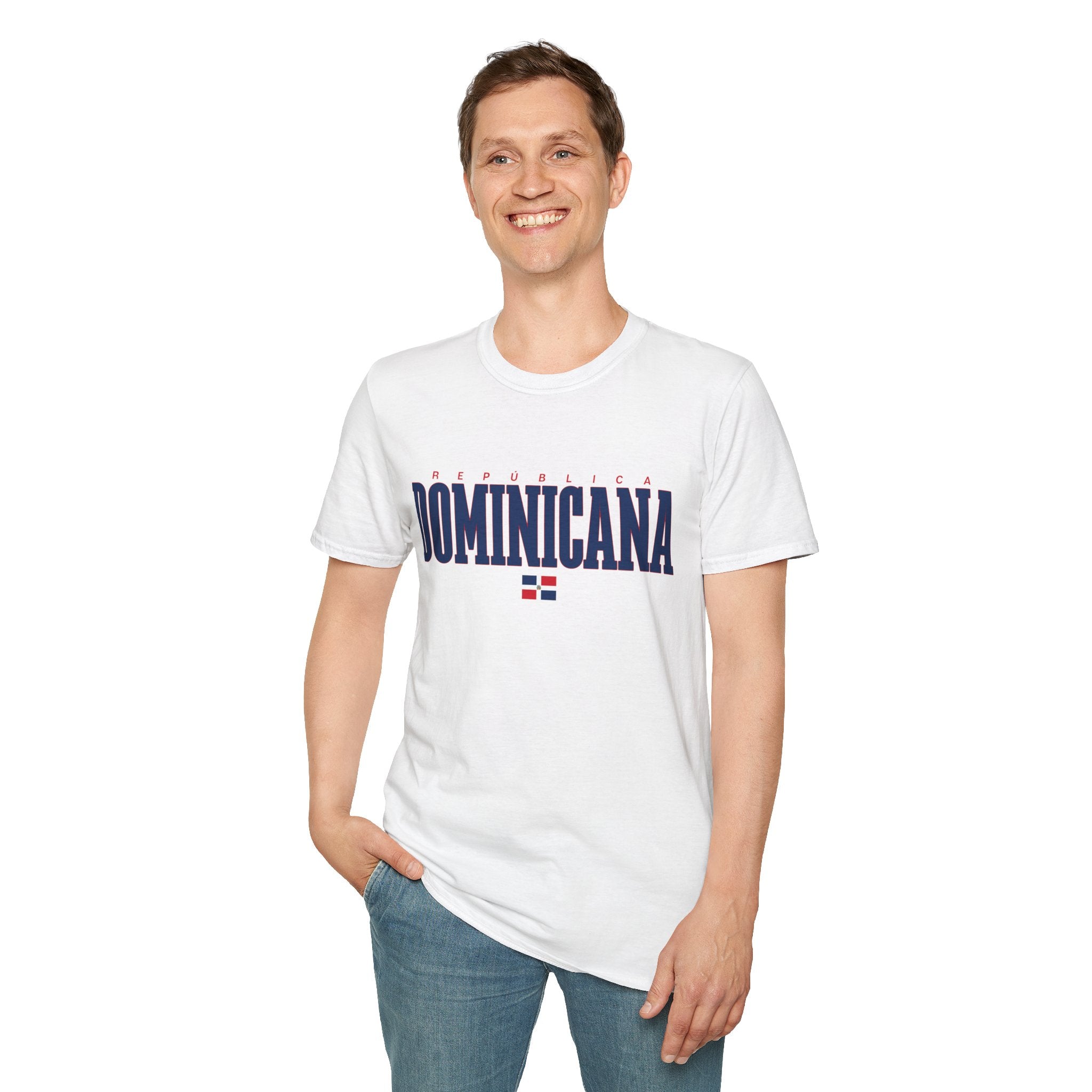 REPUBLICA DOMINICAN  WBC fan T-Shirt R Cotton Tee