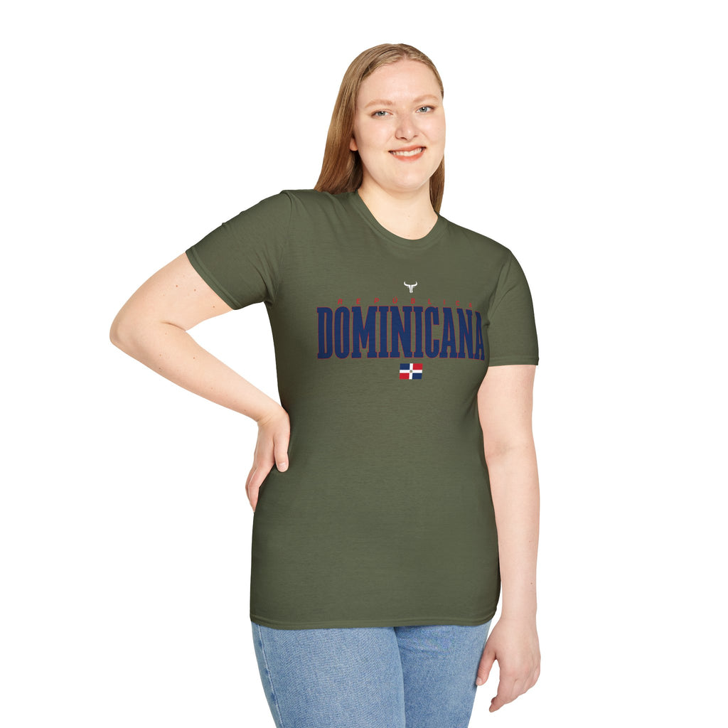 REPUBLICA DOMINICAN  WBC fan T-Shirt R Cotton Tee