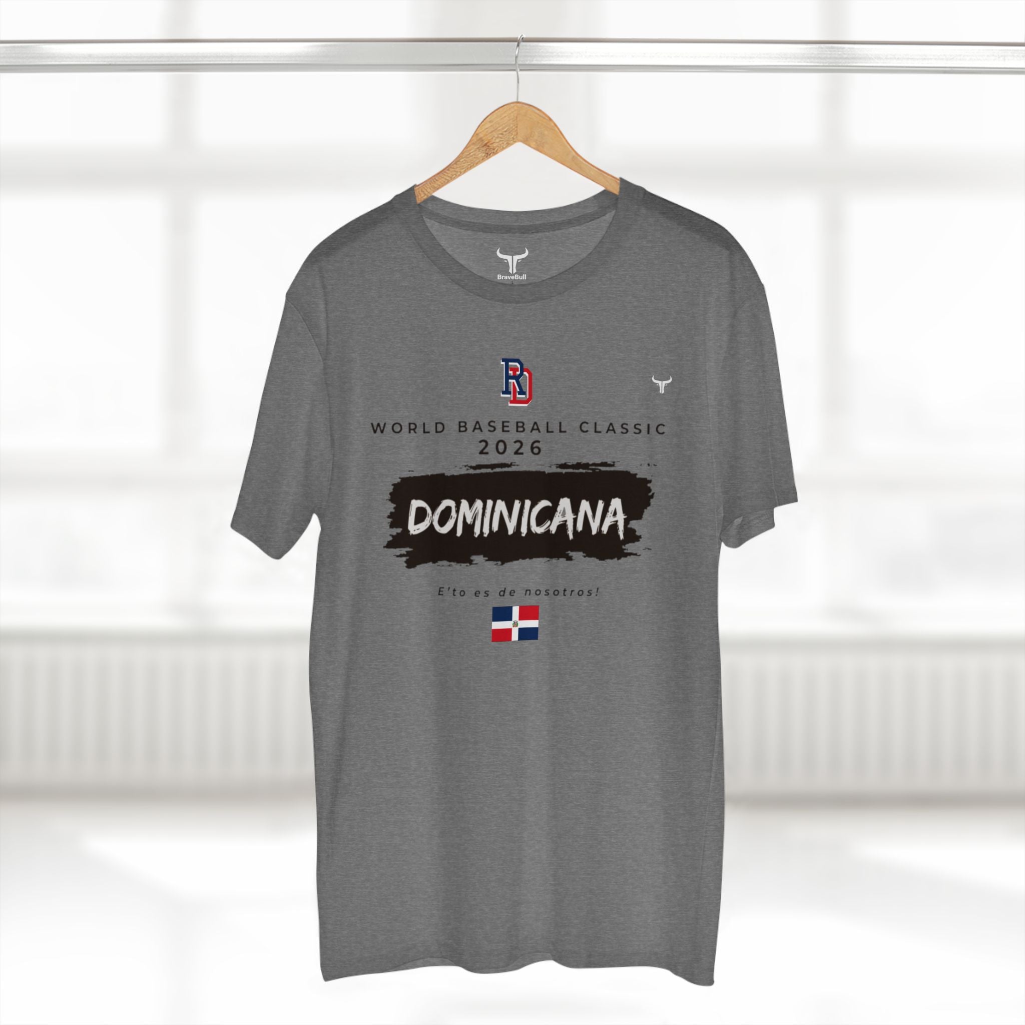 Dominican Republic 2026 WBC Fan Tee — "E'to es de nosotros / This is our"