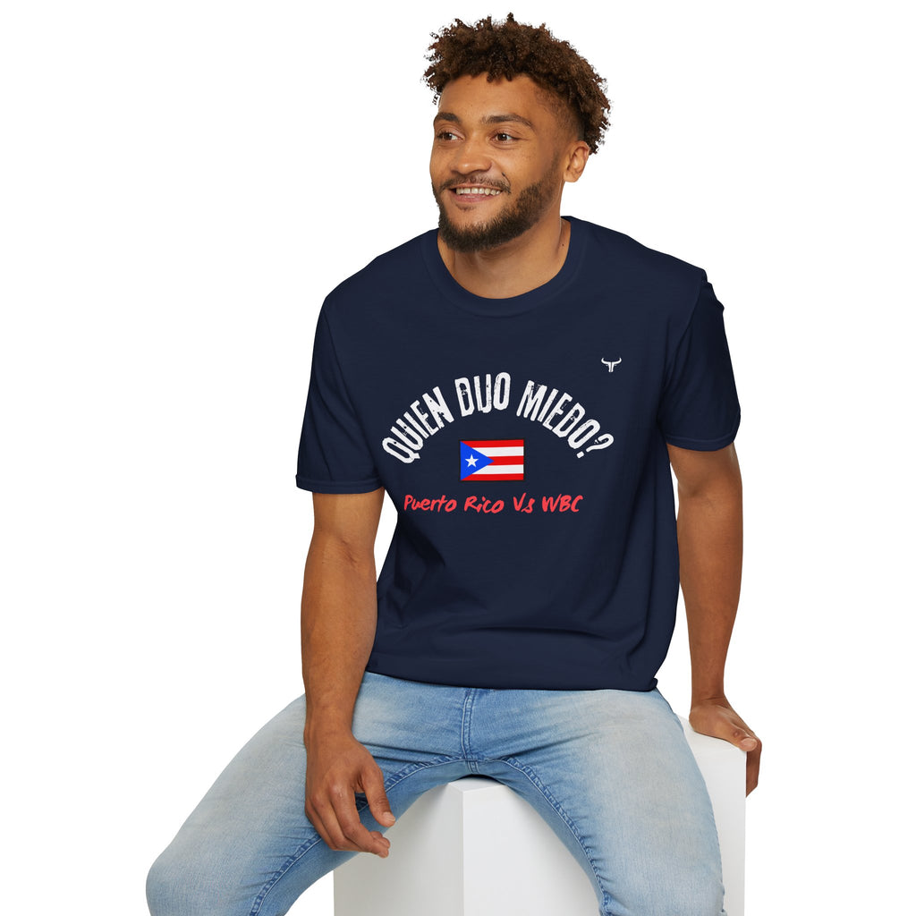 Puerto Rico Baseball Tee — "¿Quién Dijo Miedo?" Fan T-Shirt