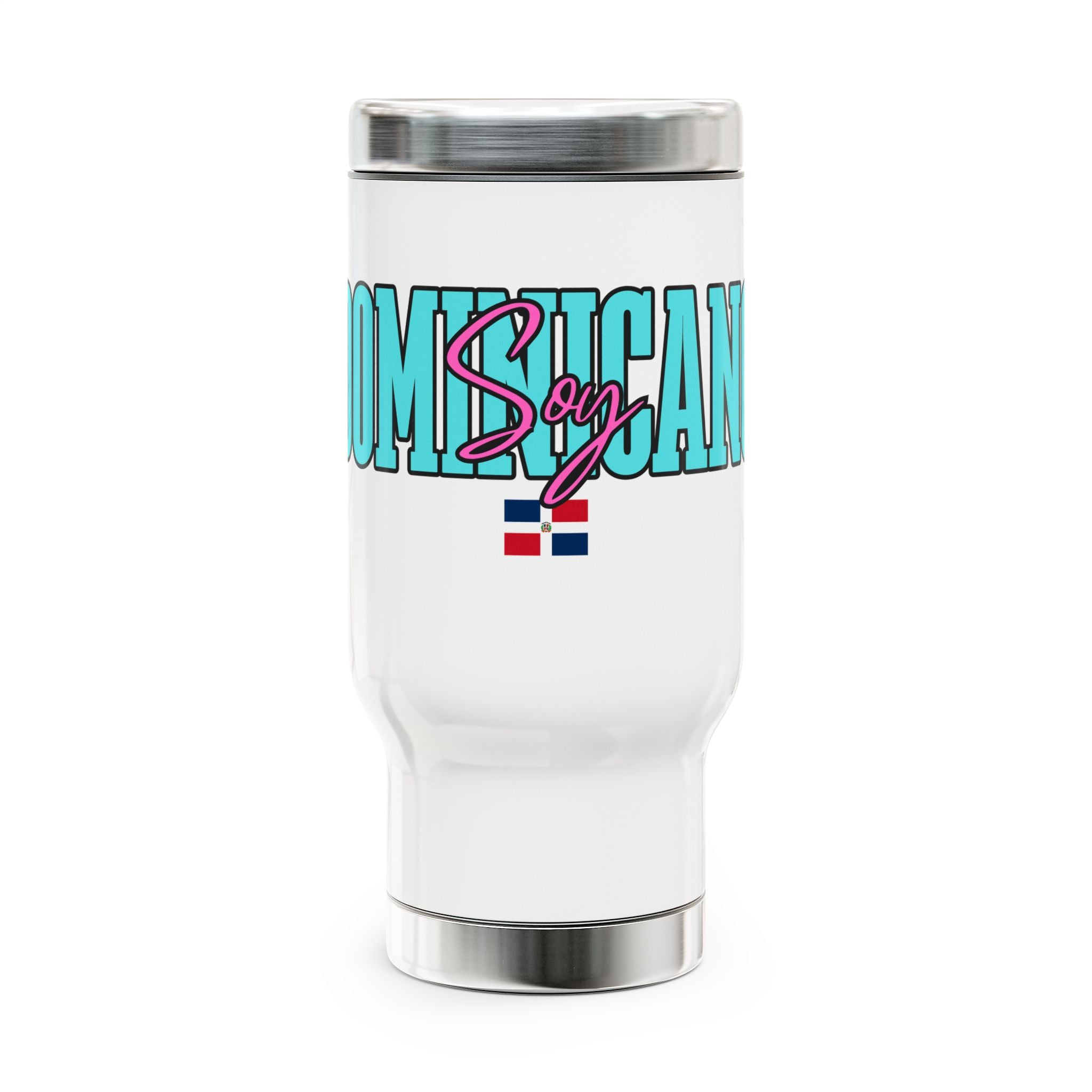 Dominicano Soy Stainless Steel Travel Mug with Handle, 14oz