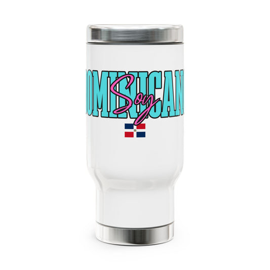 Dominicano Soy Stainless Steel Travel Mug with Handle, 14oz