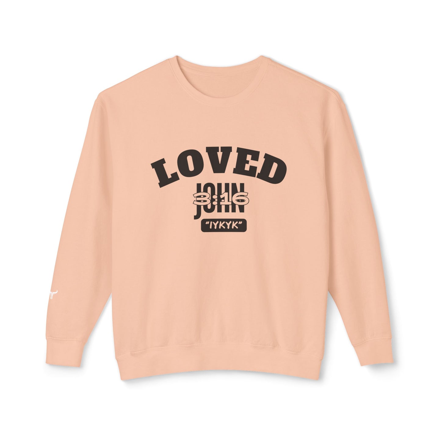 John 3:16 Crewneck Sweatshirt — IYKYK Bible Verse Christian Pullover