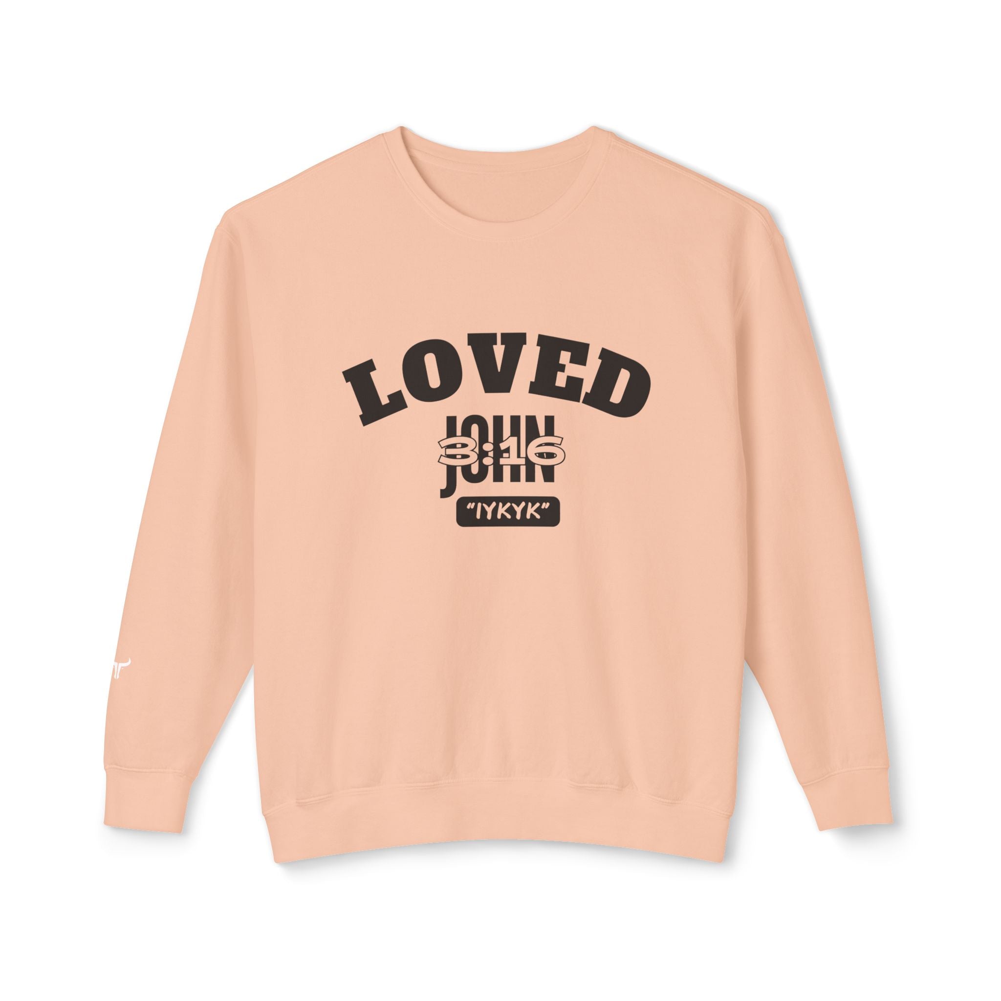 John 3:16 Crewneck Sweatshirt — IYKYK Bible Verse Christian Pullover