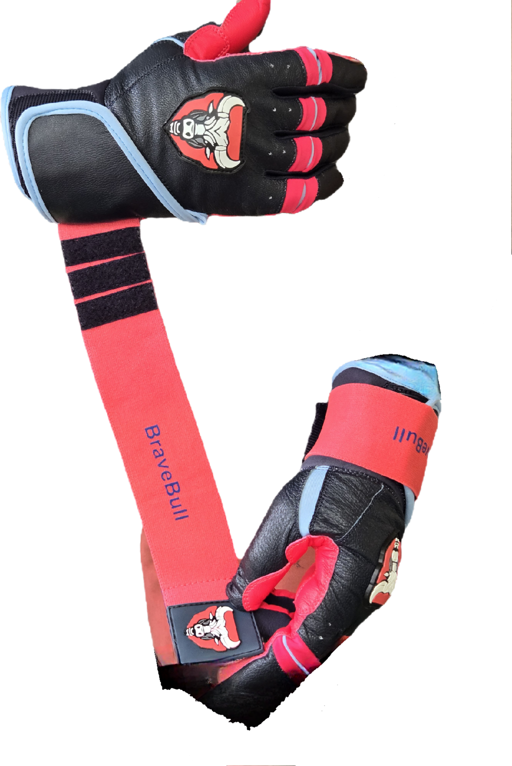BraveBull Long Cuff Batting Gloves