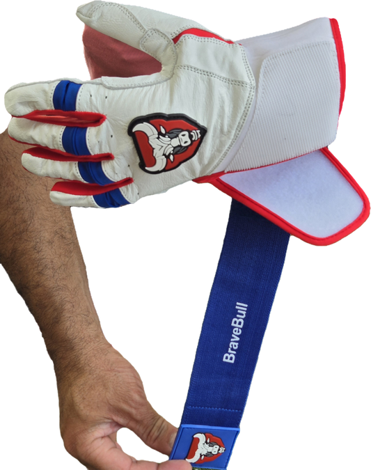 BraveBull Long Cuff Batting Gloves