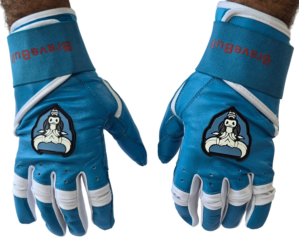BraveBull Long Cuff Batting Gloves