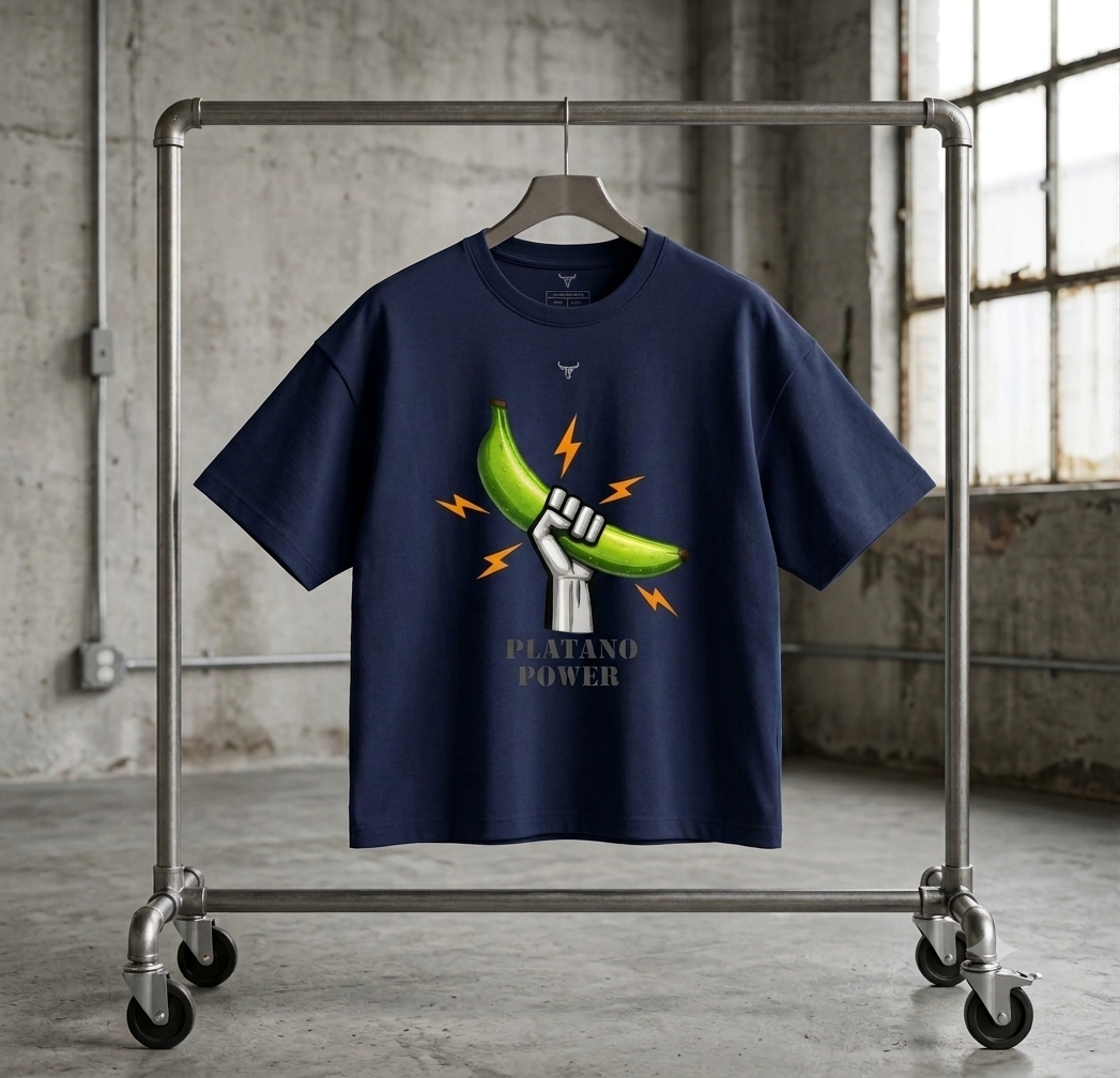 Platano Power Men's BoxyTee — Dominican Pride Sports T-Shirt