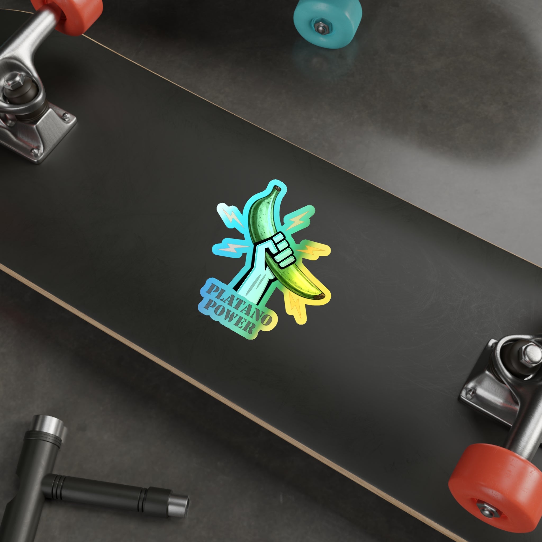 Platano power Holographic Die-cut Stickers