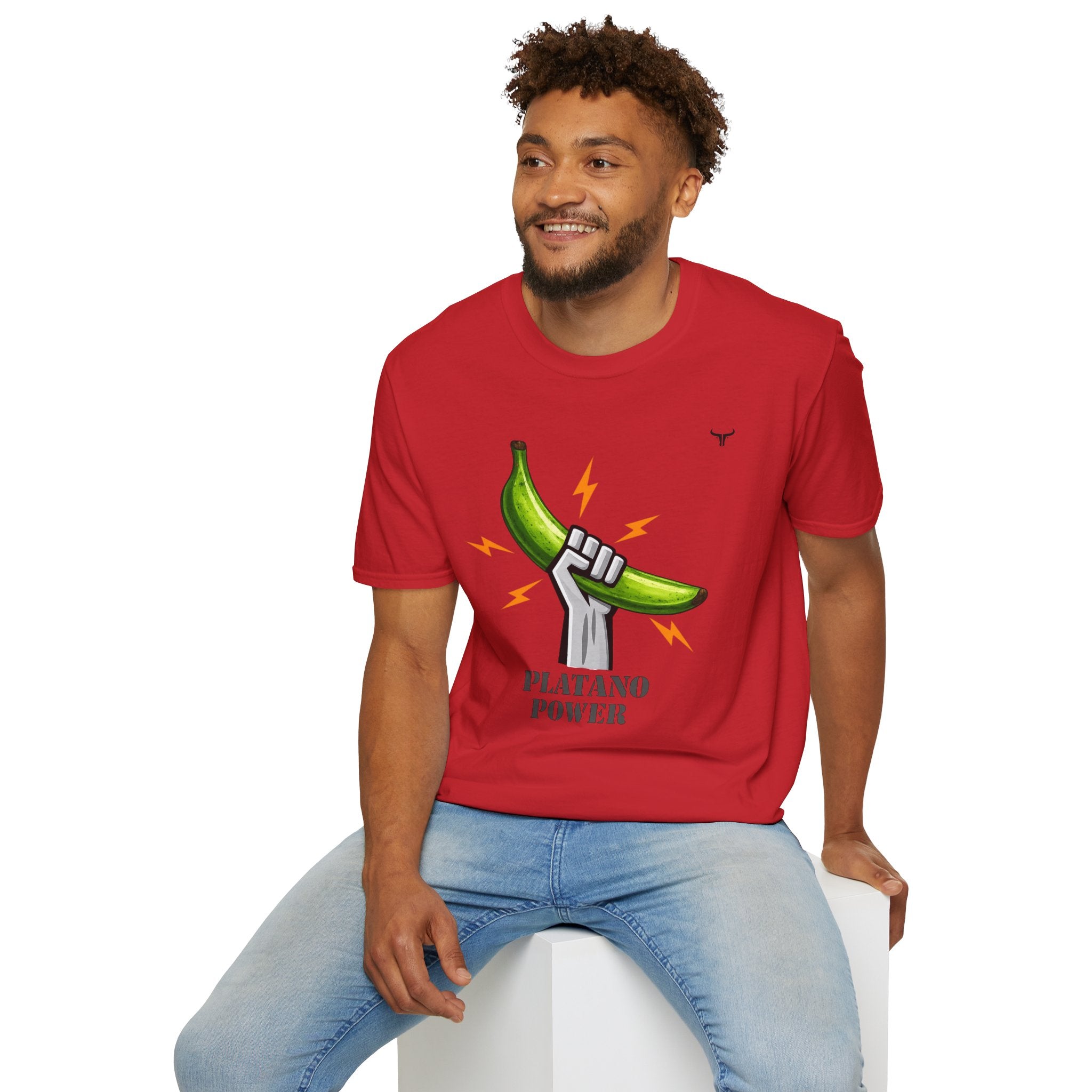 Platano Power T-Shirt – Celebrate Dominican Pride! Unisex Softstyle T-Shirt