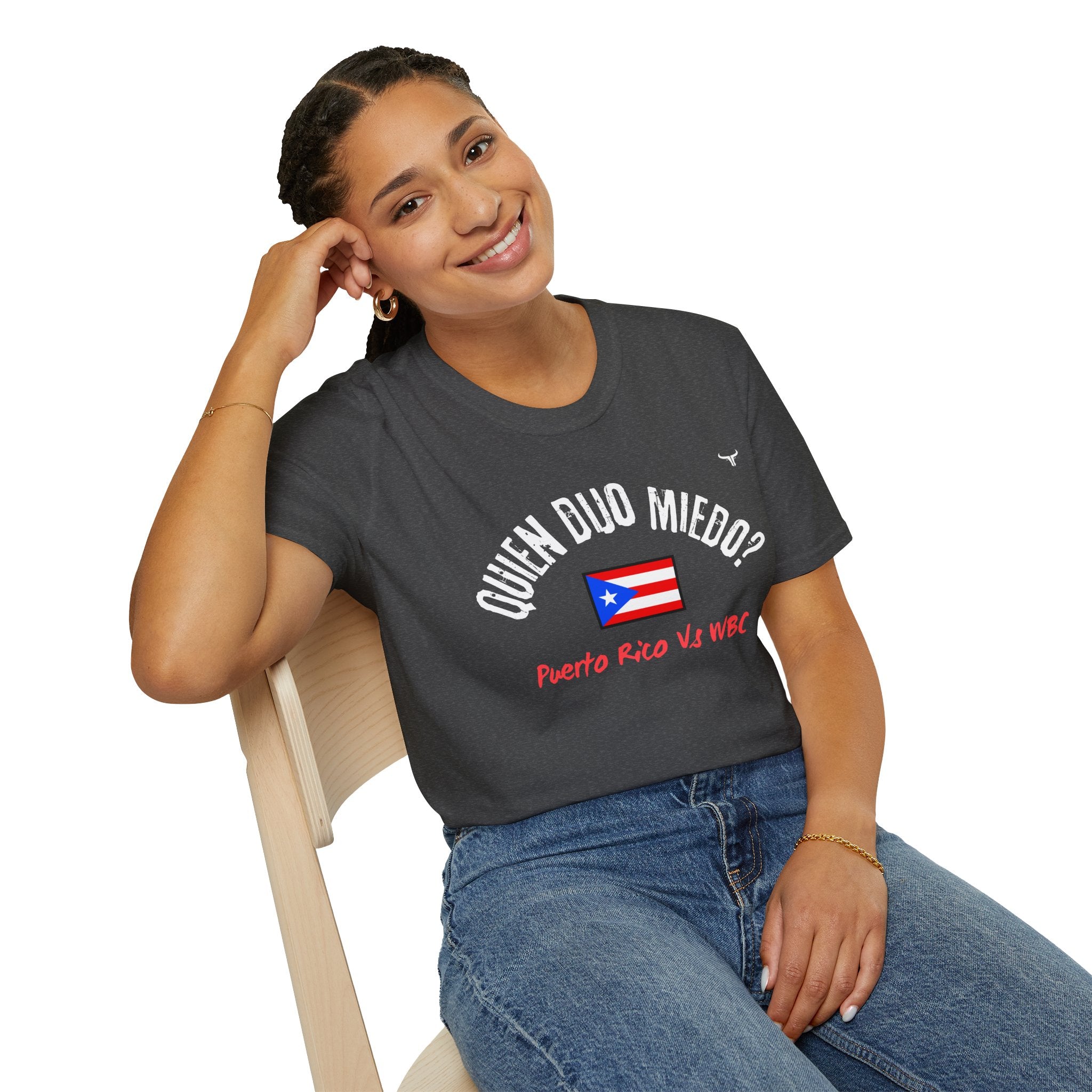 Puerto Rico Baseball Tee — "¿Quién Dijo Miedo?" Fan T-Shirt