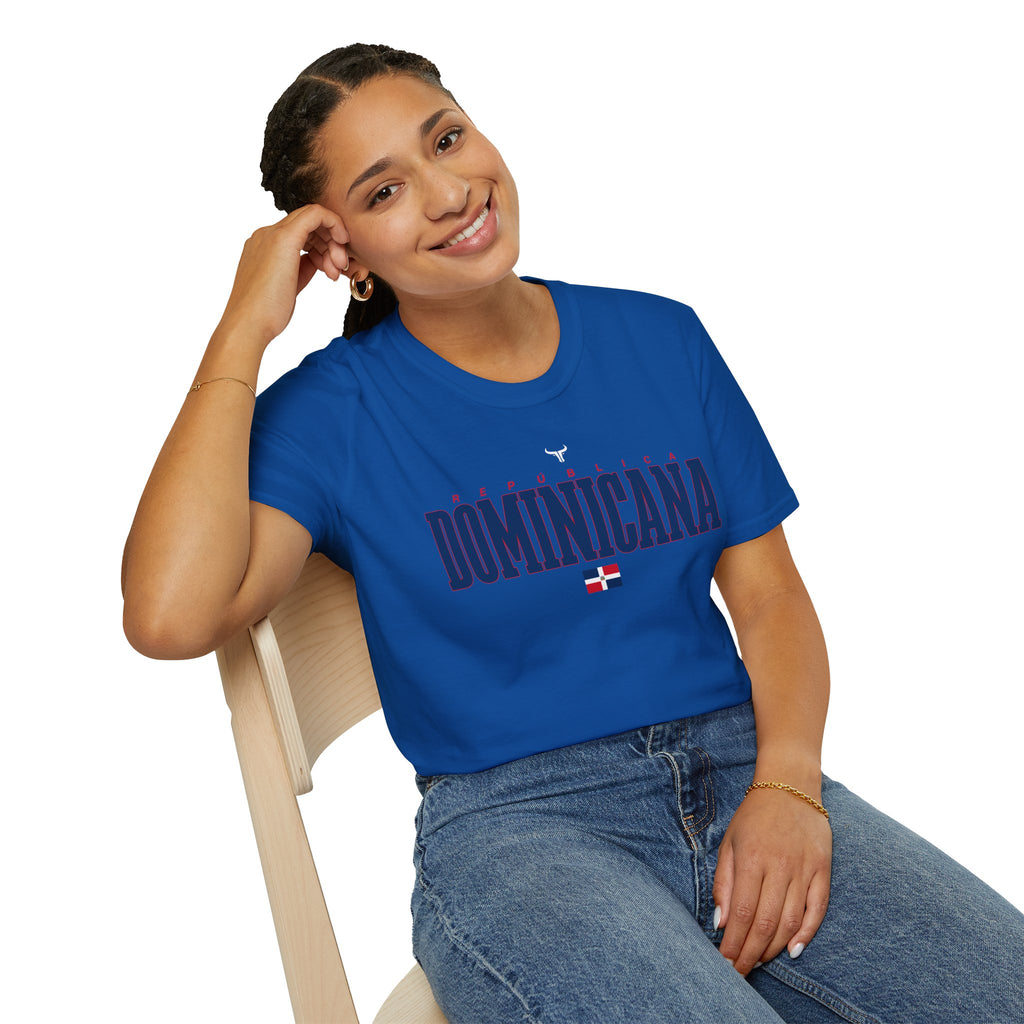 REPUBLICA DOMINICAN  WBC fan T-Shirt R Cotton Tee