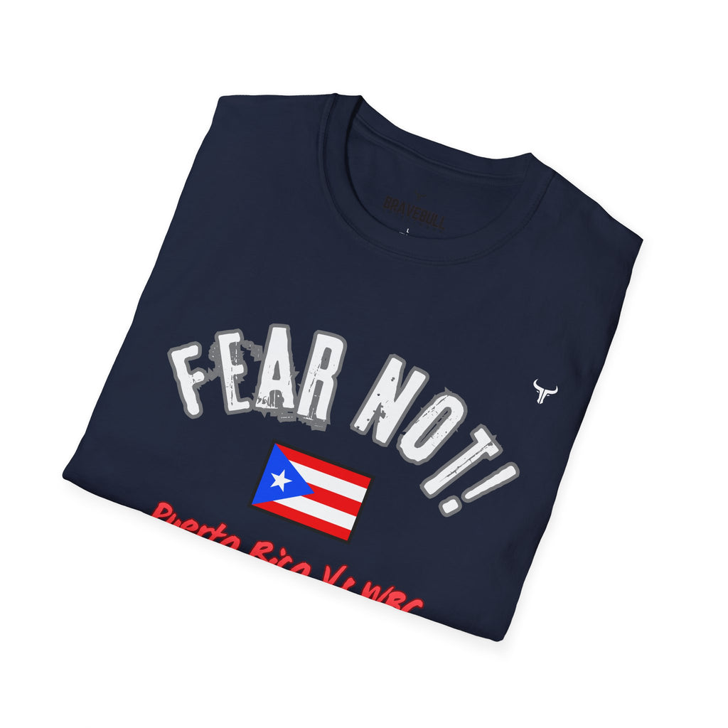 Fear Not Isaiah 4:10 Puerto Baseball Team T-Shirt