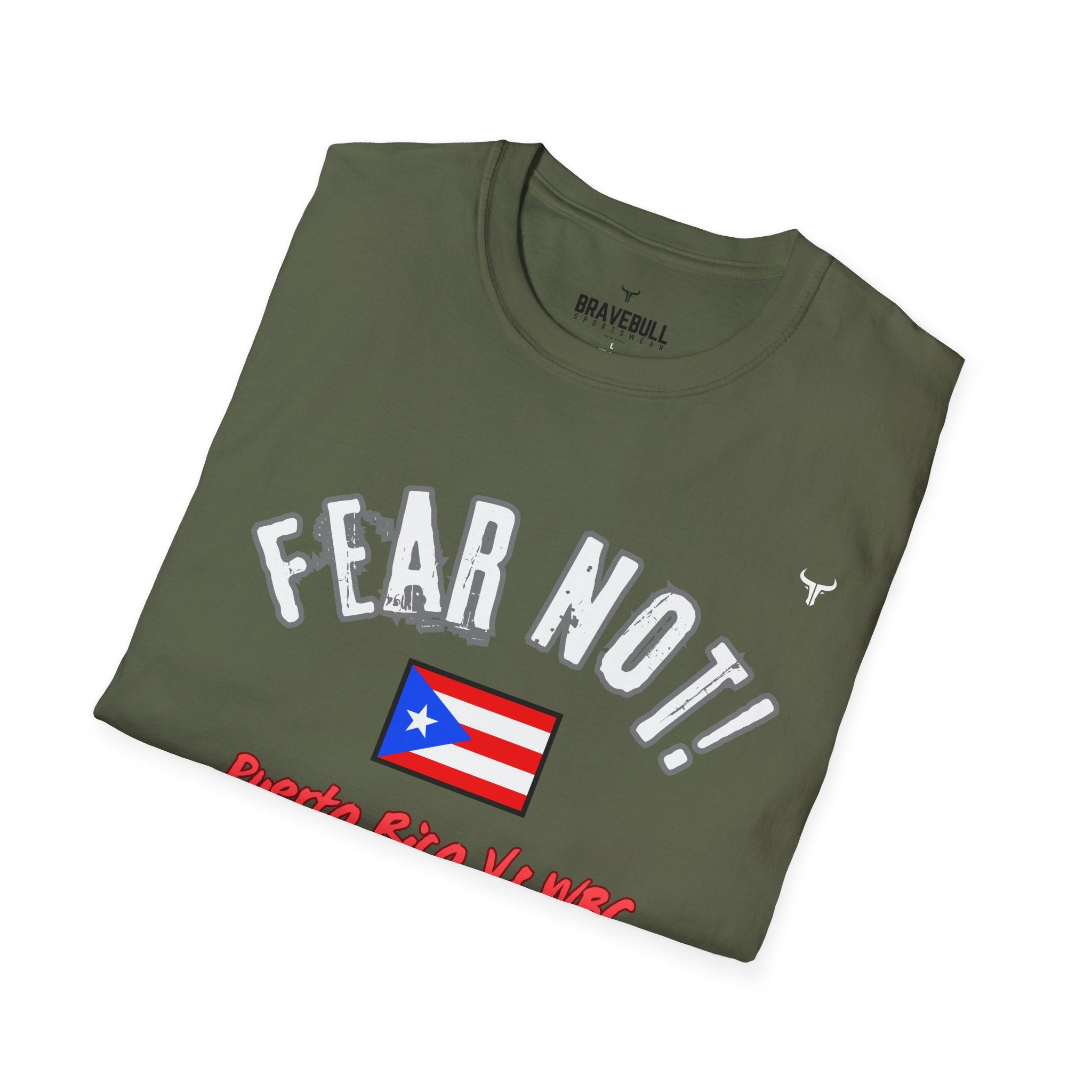 Fear Not Isaiah 4:10 Puerto Baseball Team T-Shirt