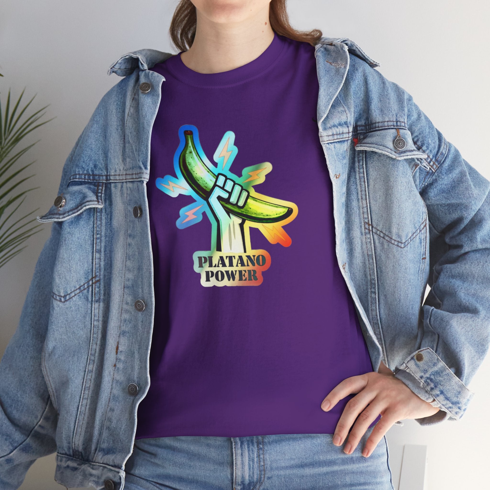 Platano Power T-Shirt – WBC Limeted Edition Unisex Heavy Cotton Tee