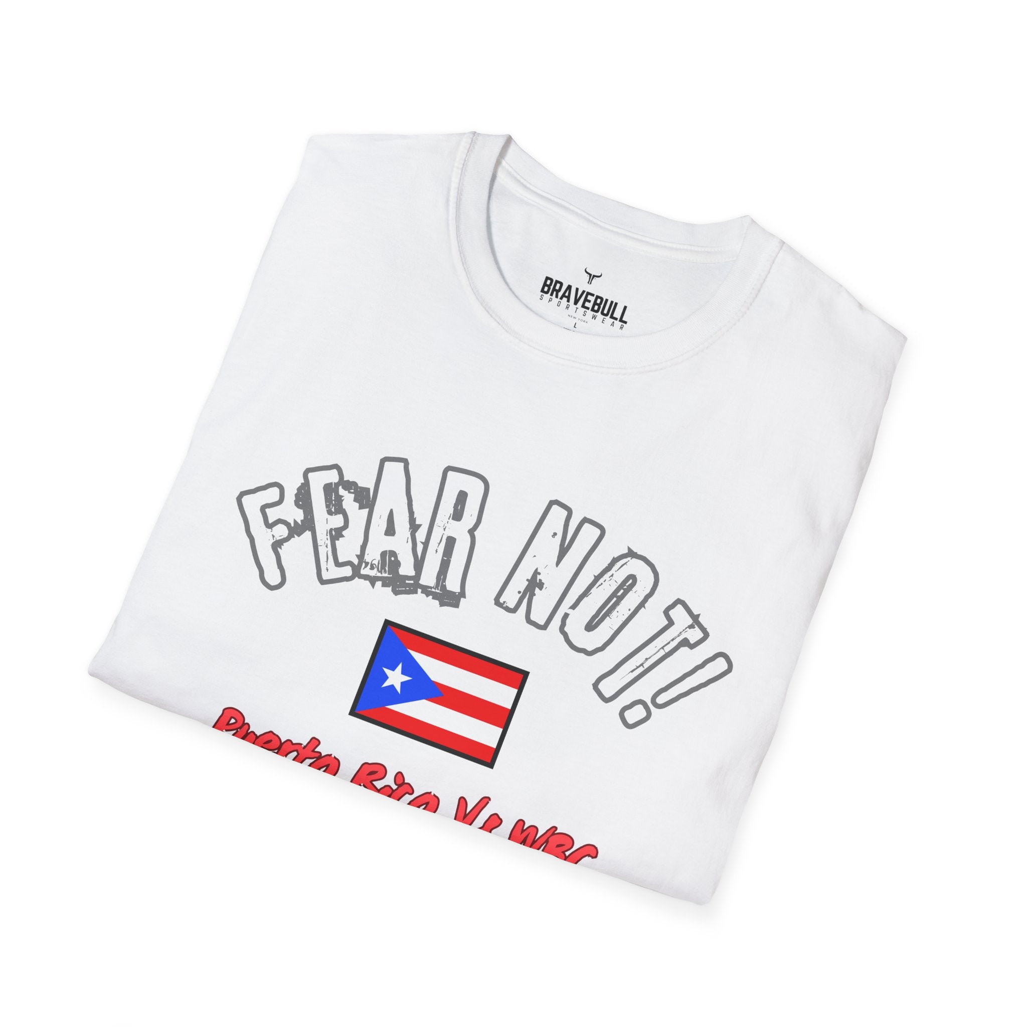 Fear Not Isaiah 4:10 Puerto Baseball Team T-Shirt
