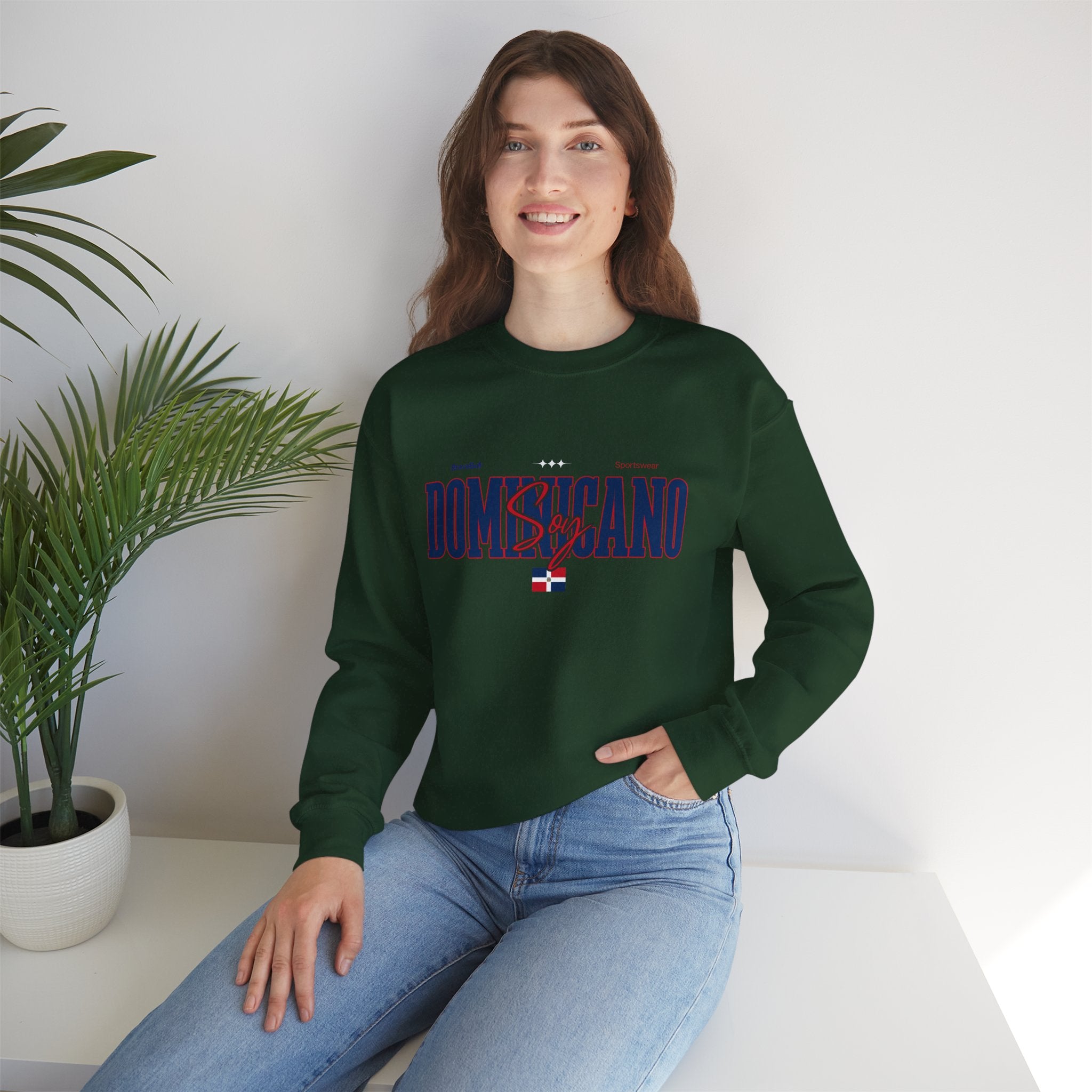 Dominicano Soy Sweatshirt — Dominican Republic Baseball Fan Crewneck