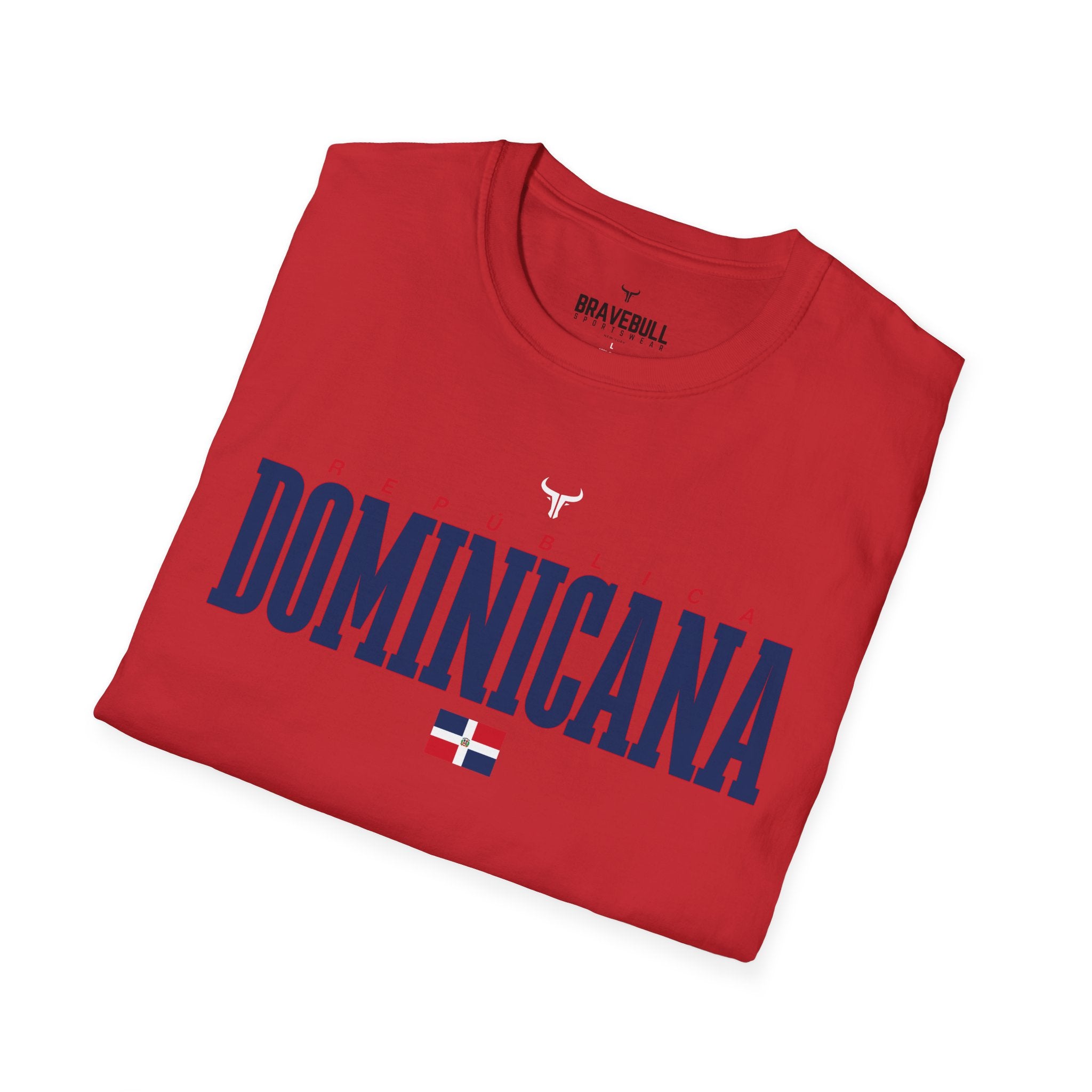 REPUBLICA DOMINICAN  WBC fan T-Shirt R Cotton Tee