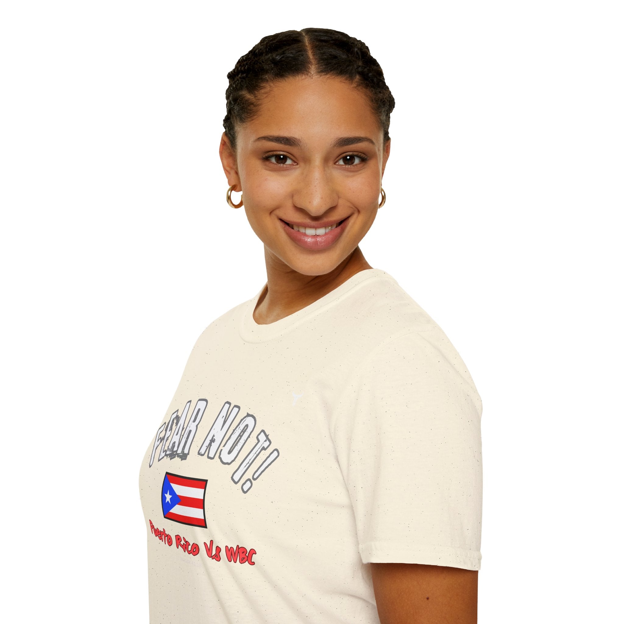 Fear Not Isaiah 4:10 Puerto Baseball Team T-Shirt