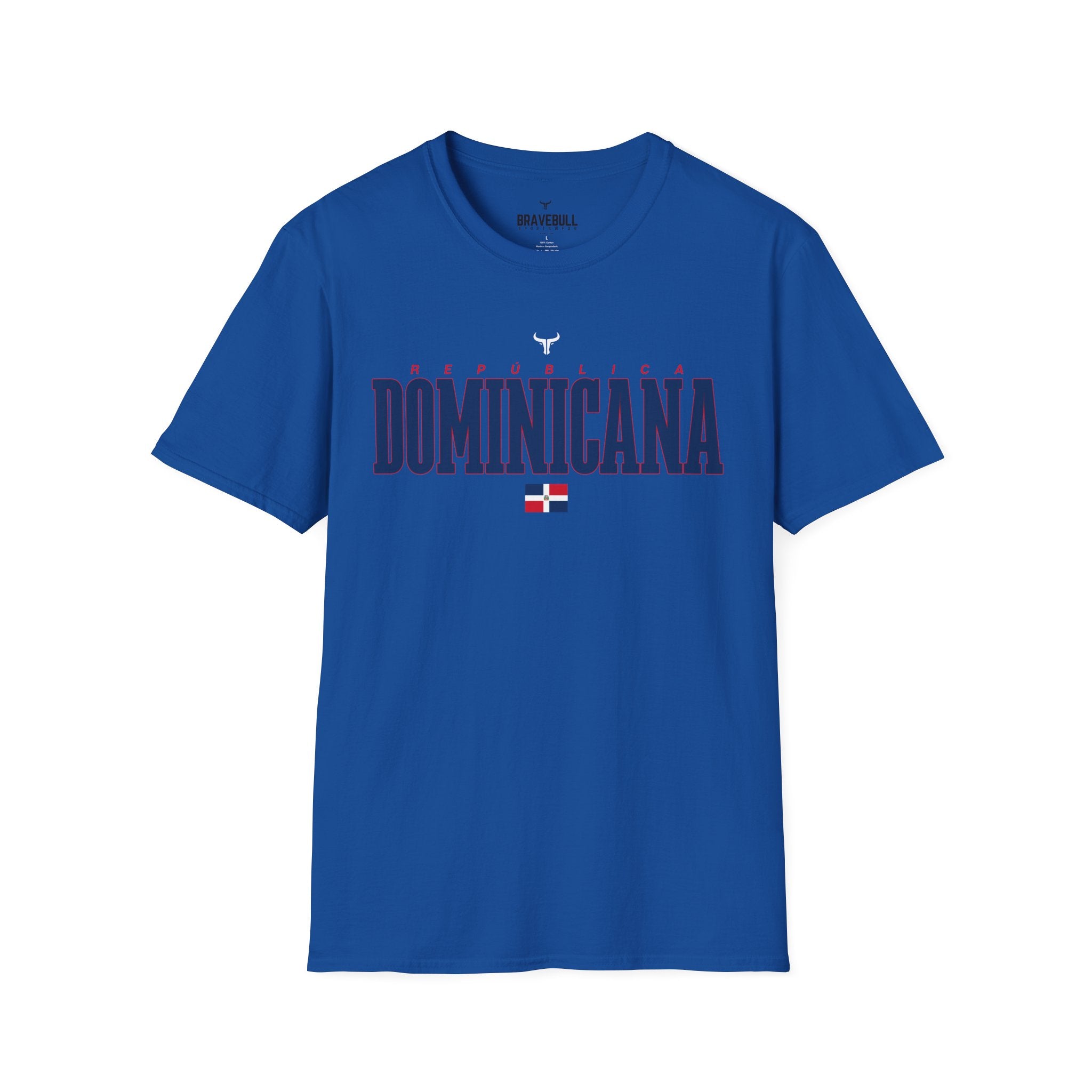 REPUBLICA DOMINICAN  WBC fan T-Shirt R Cotton Tee