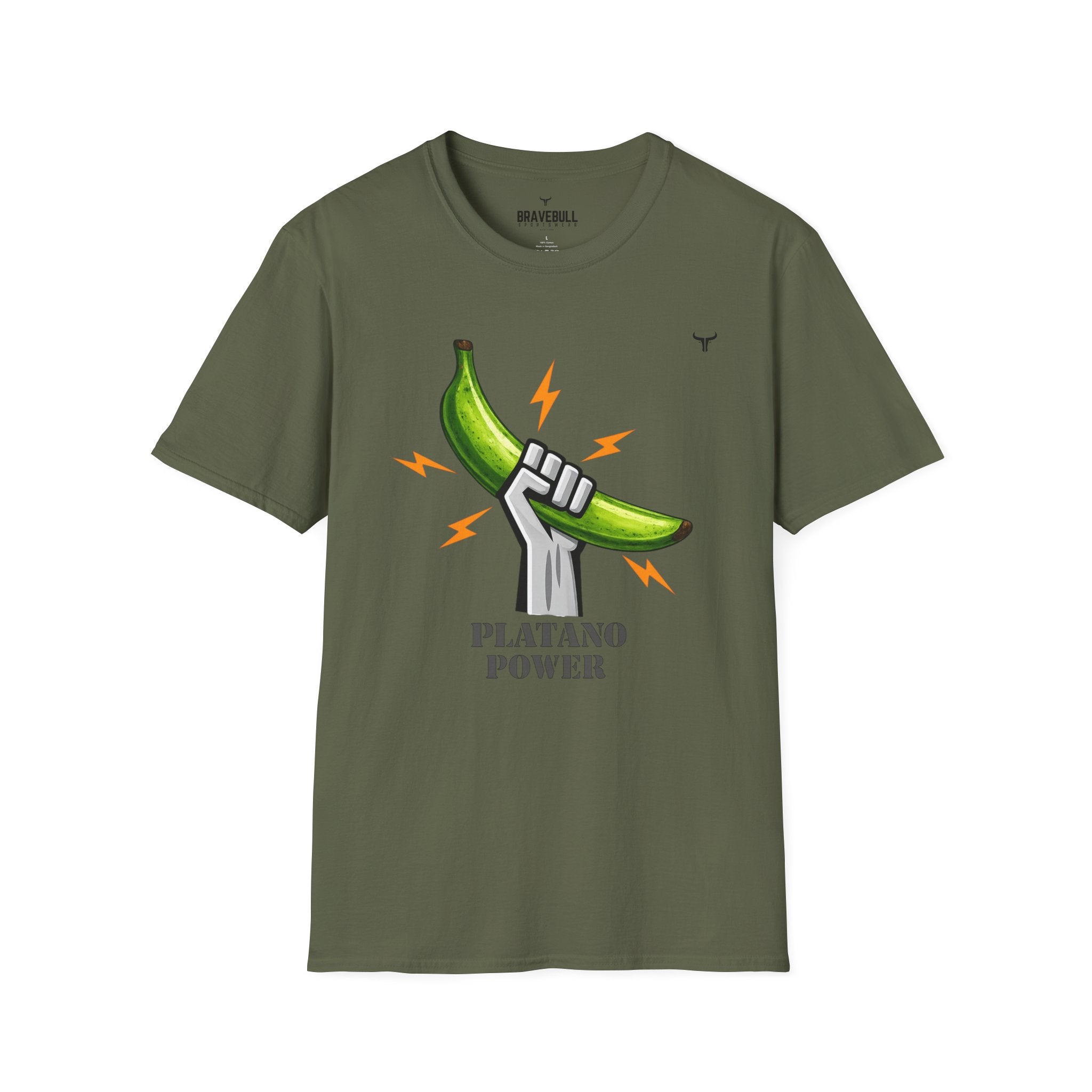 Platano Power T-Shirt – Celebrate Dominican Pride! Unisex Softstyle T-Shirt