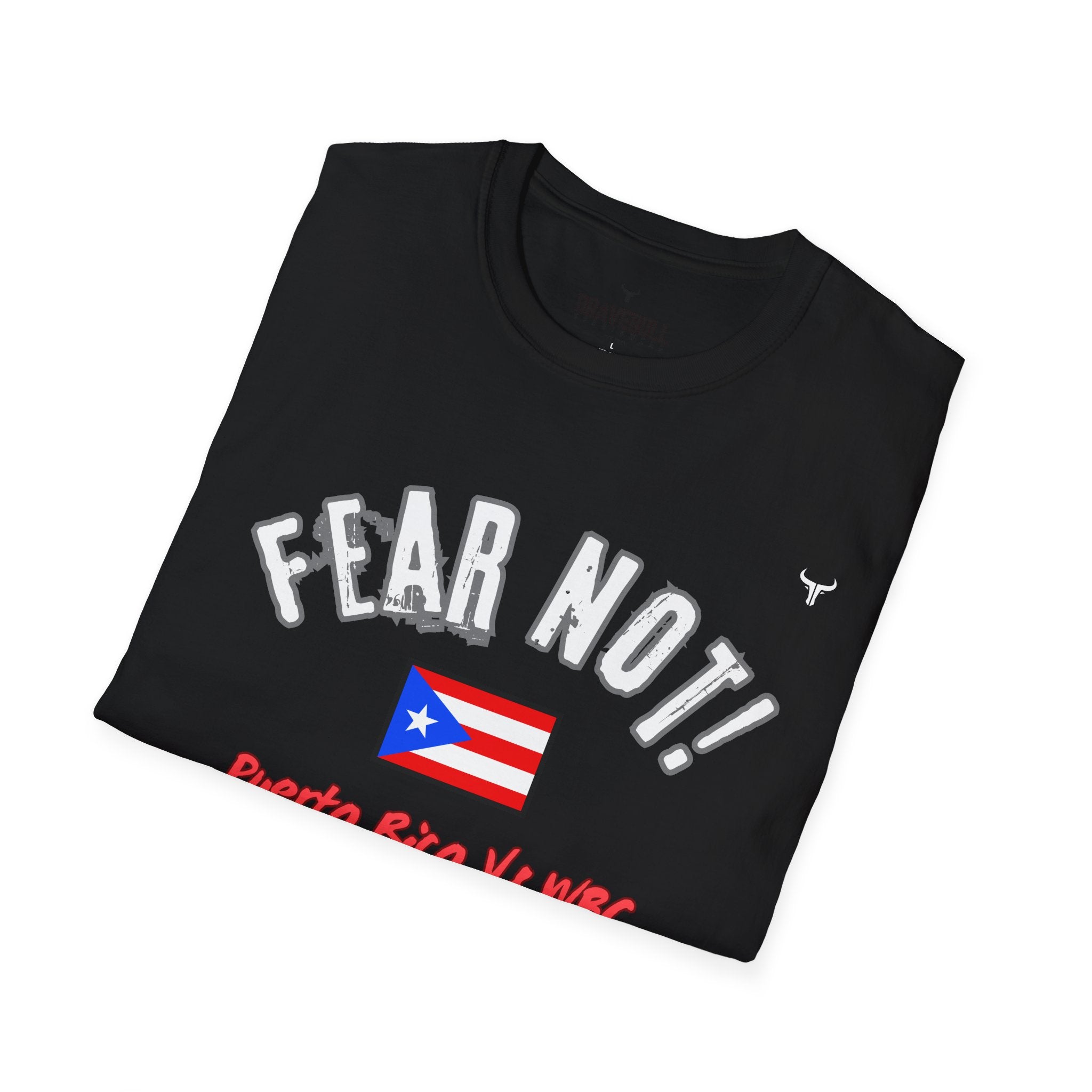 Fear Not Isaiah 4:10 Puerto Baseball Team T-Shirt