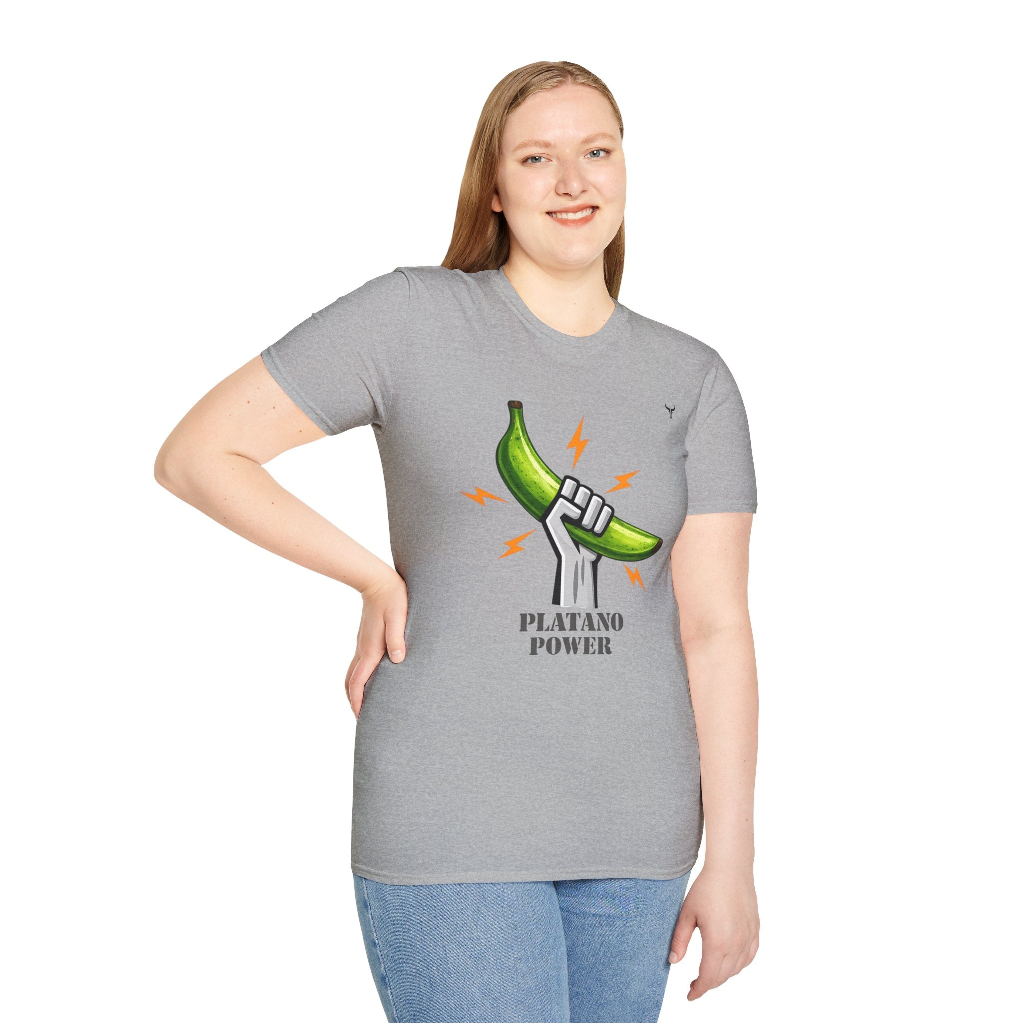 Platano Power T-Shirt – Celebrate Dominican Pride! Unisex Softstyle T-Shirt