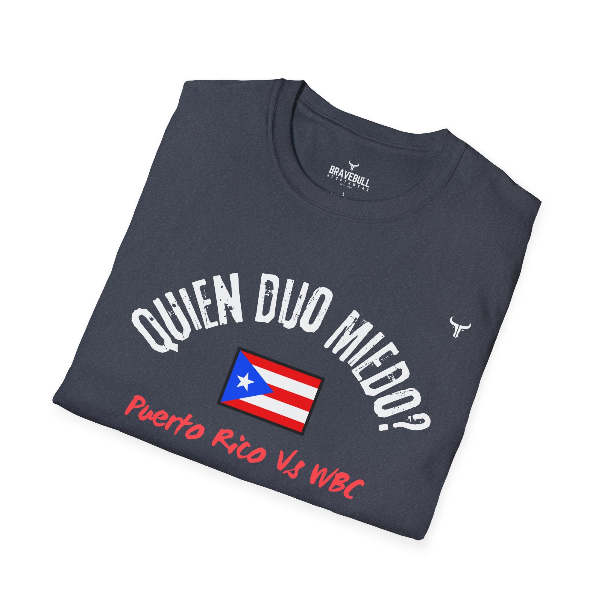 Puerto Rico Baseball Tee — "¿Quién Dijo Miedo?" Fan T-Shirt