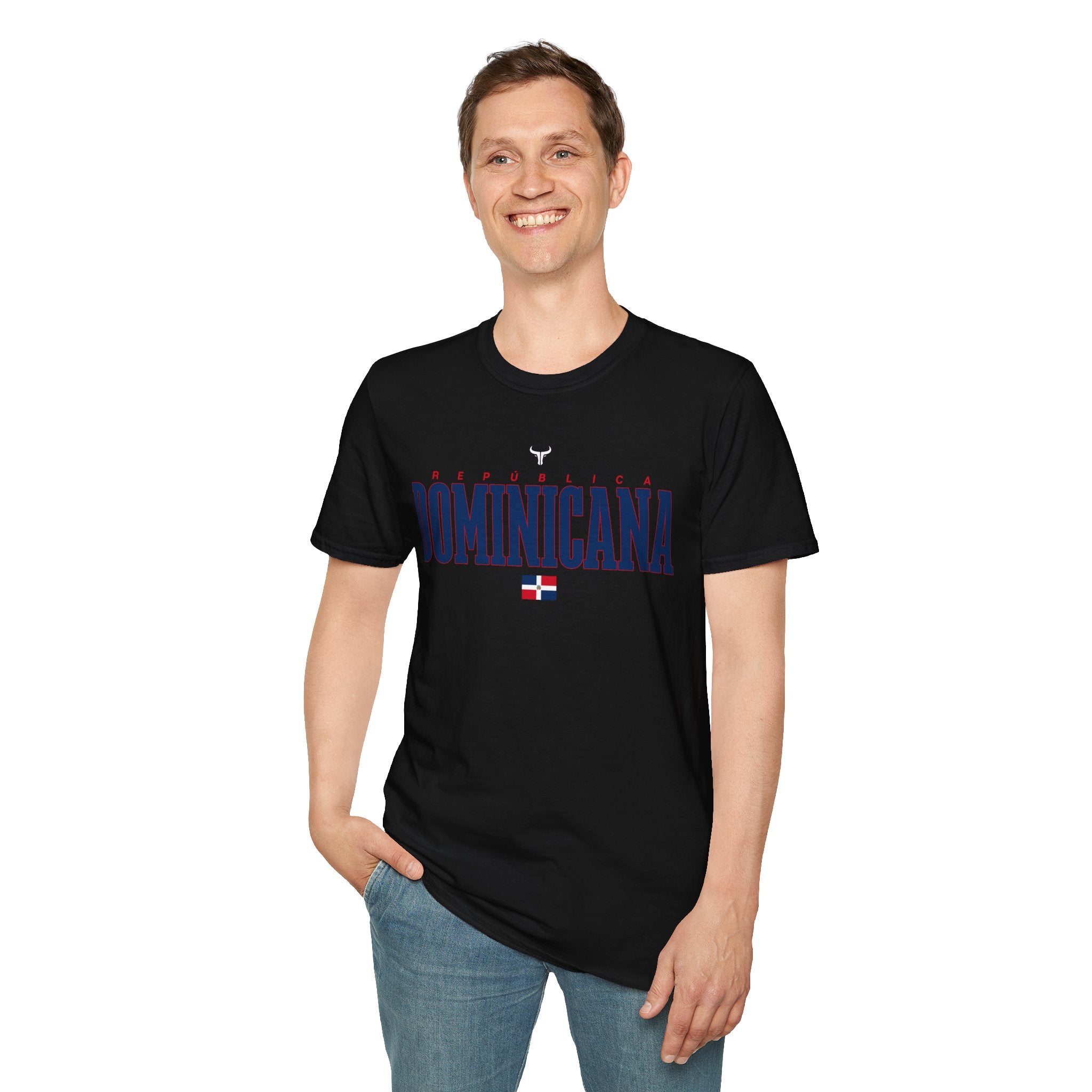 REPUBLICA DOMINICAN  WBC fan T-Shirt R Cotton Tee