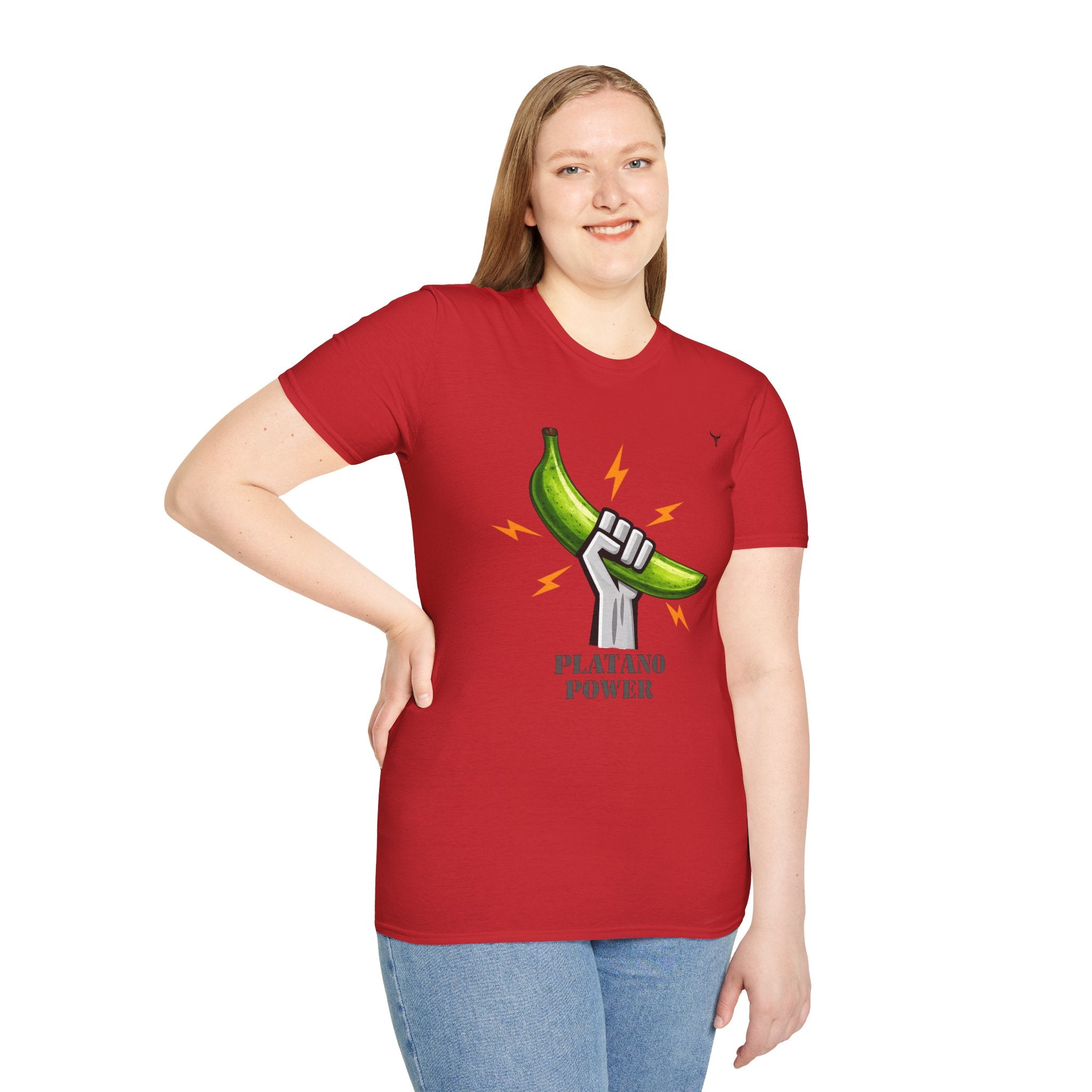 Platano Power T-Shirt – Celebrate Dominican Pride! Unisex Softstyle T-Shirt
