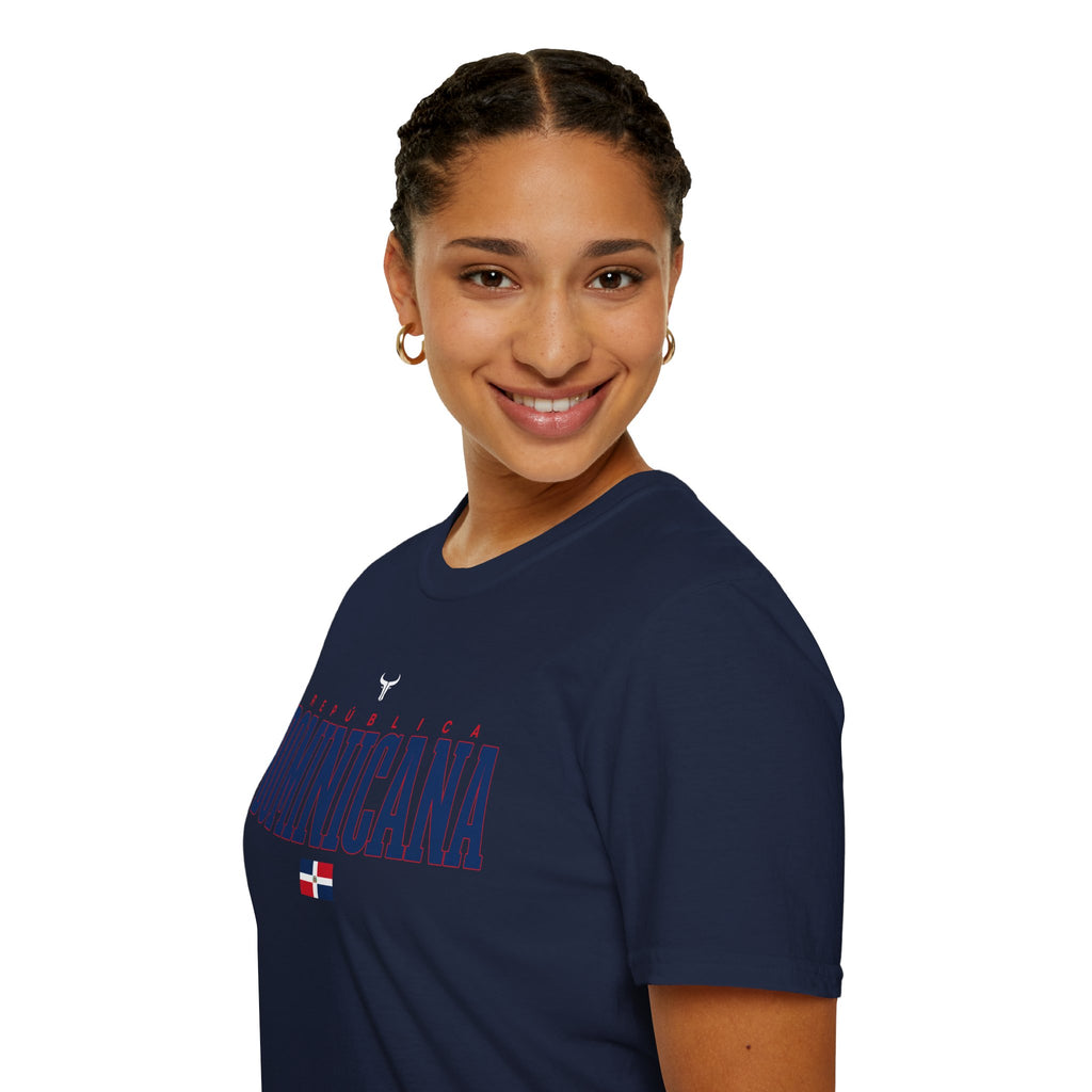 REPUBLICA DOMINICAN  WBC fan T-Shirt R Cotton Tee