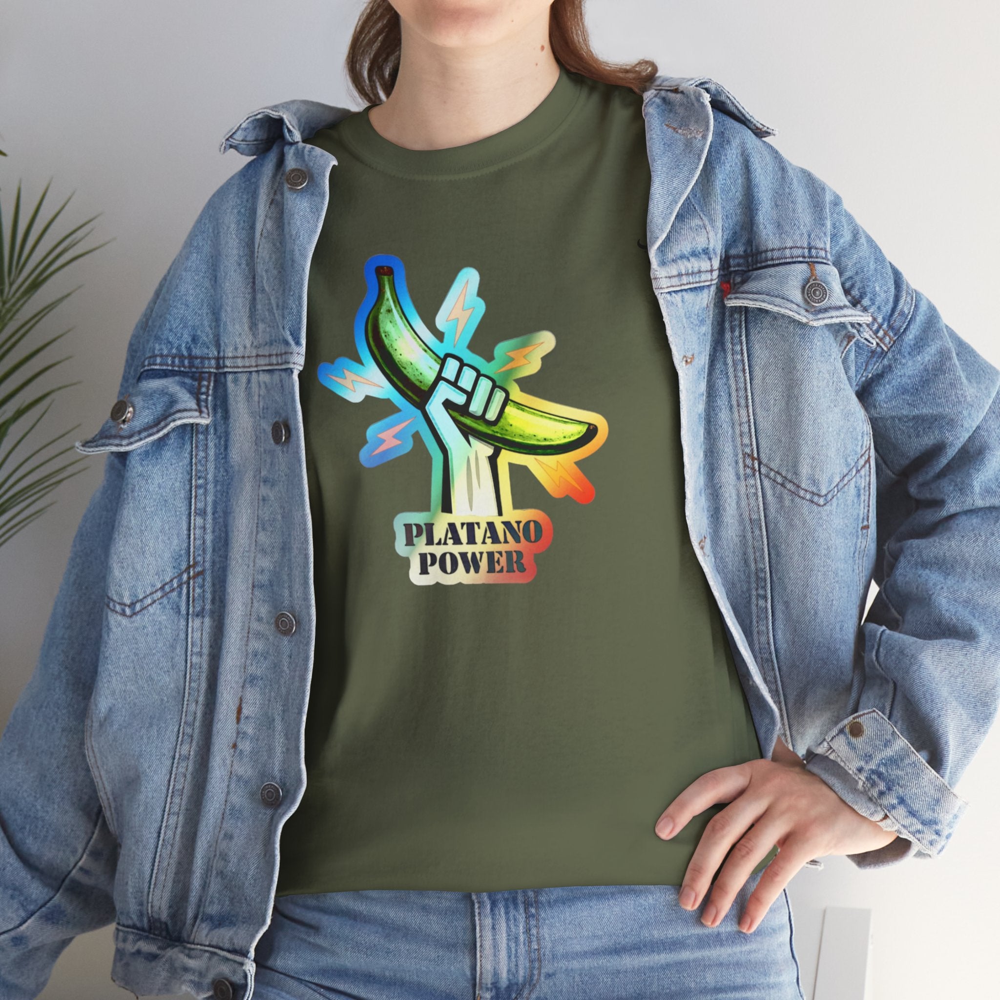 Platano Power T-Shirt – WBC Limeted Edition Unisex Heavy Cotton Tee