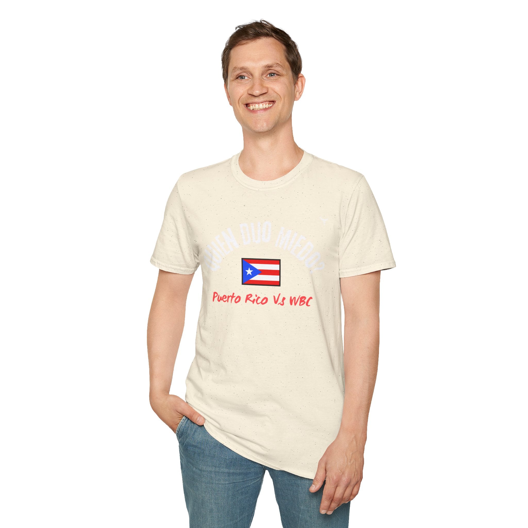 Puerto Rico Baseball Tee — "¿Quién Dijo Miedo?" Fan T-Shirt