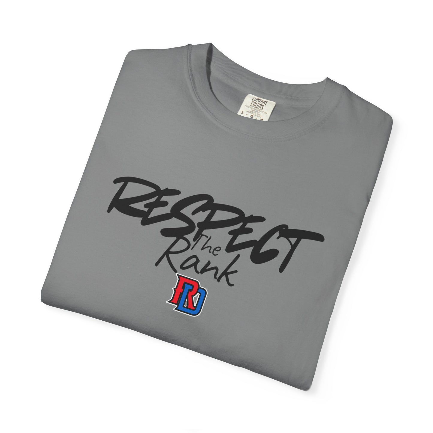 Respect the Rank Dominican Republic Baseball  Unisex Garment-Dyed T-shirt