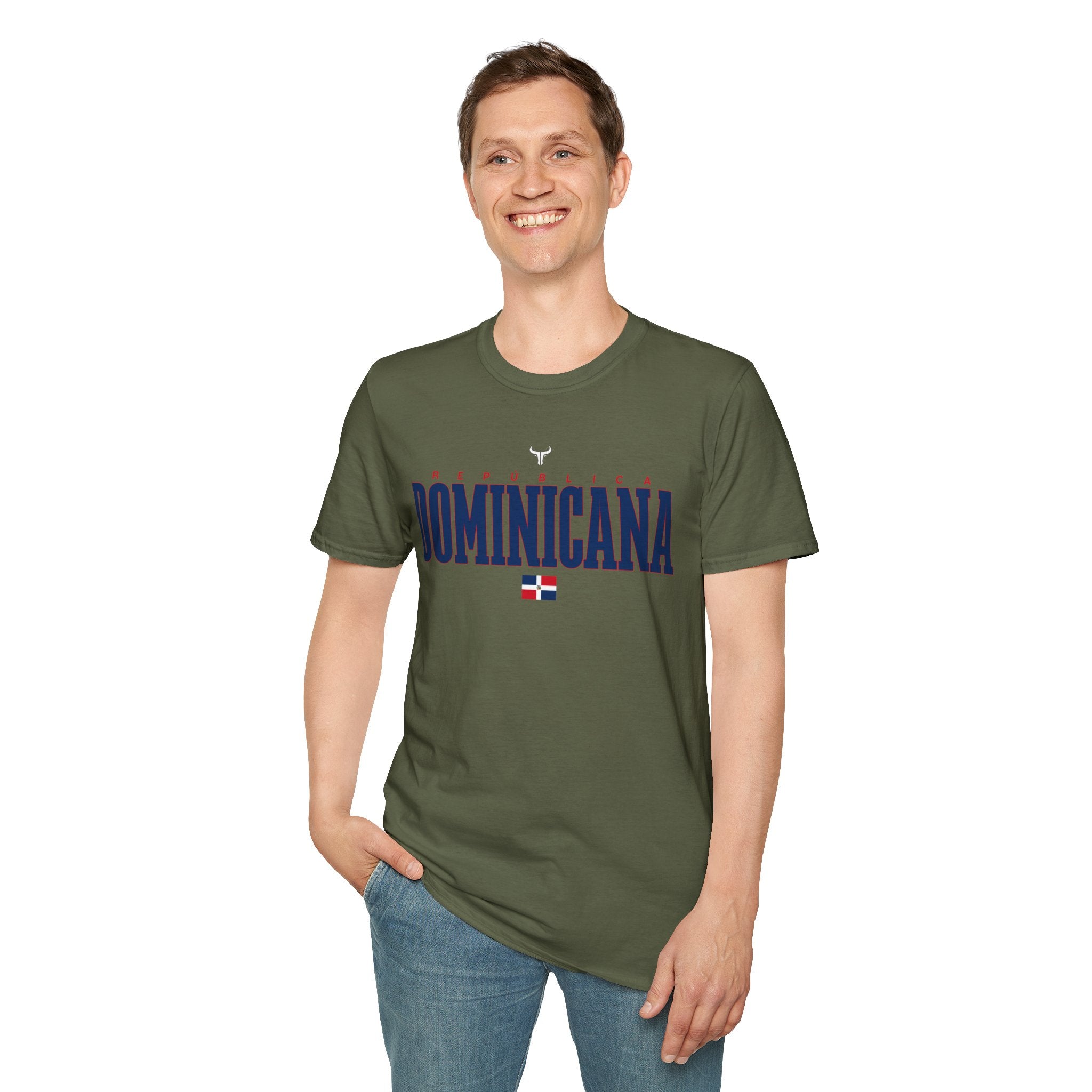 REPUBLICA DOMINICAN  WBC fan T-Shirt R Cotton Tee