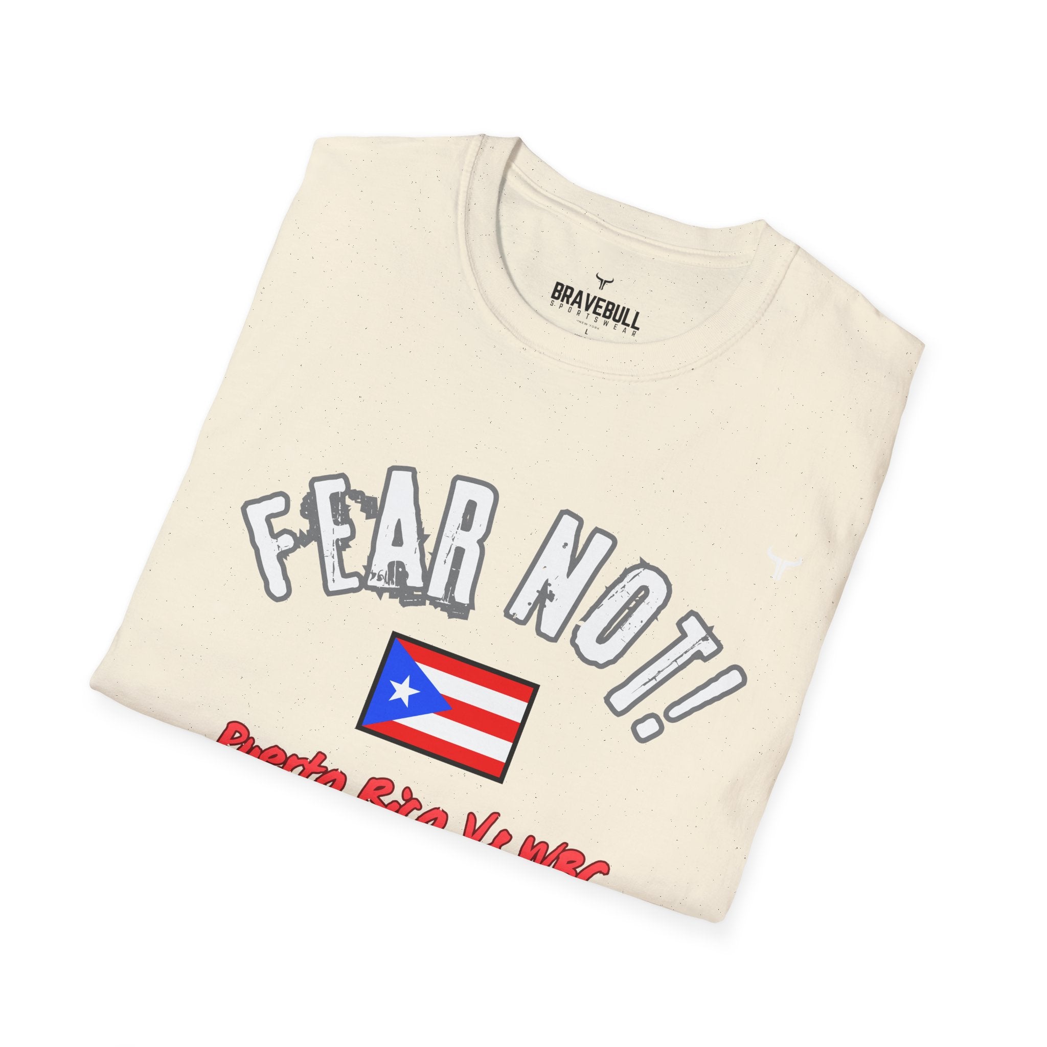Fear Not Isaiah 4:10 Puerto Baseball Team T-Shirt