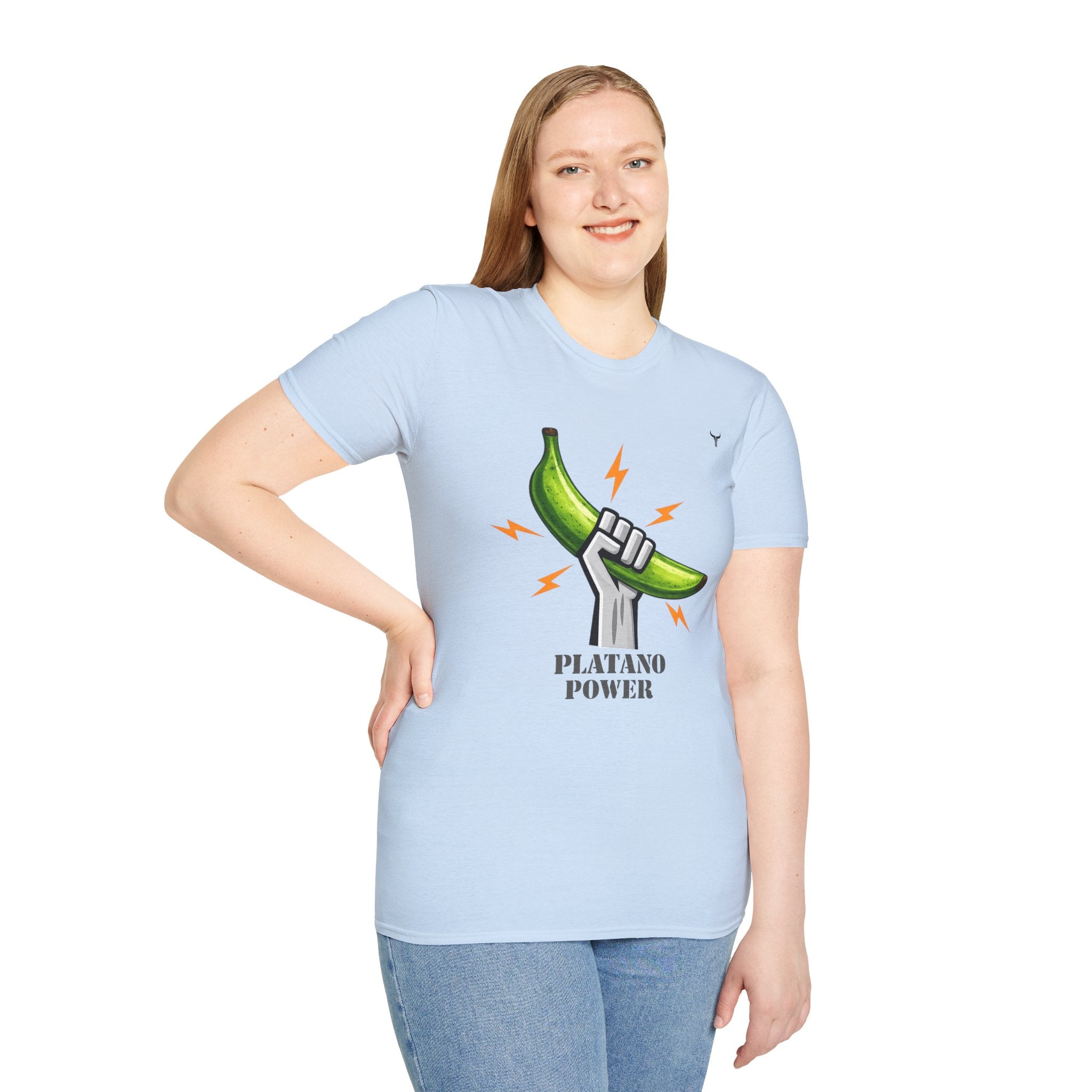 Platano Power T-Shirt – Celebrate Dominican Pride! Unisex Softstyle T-Shirt