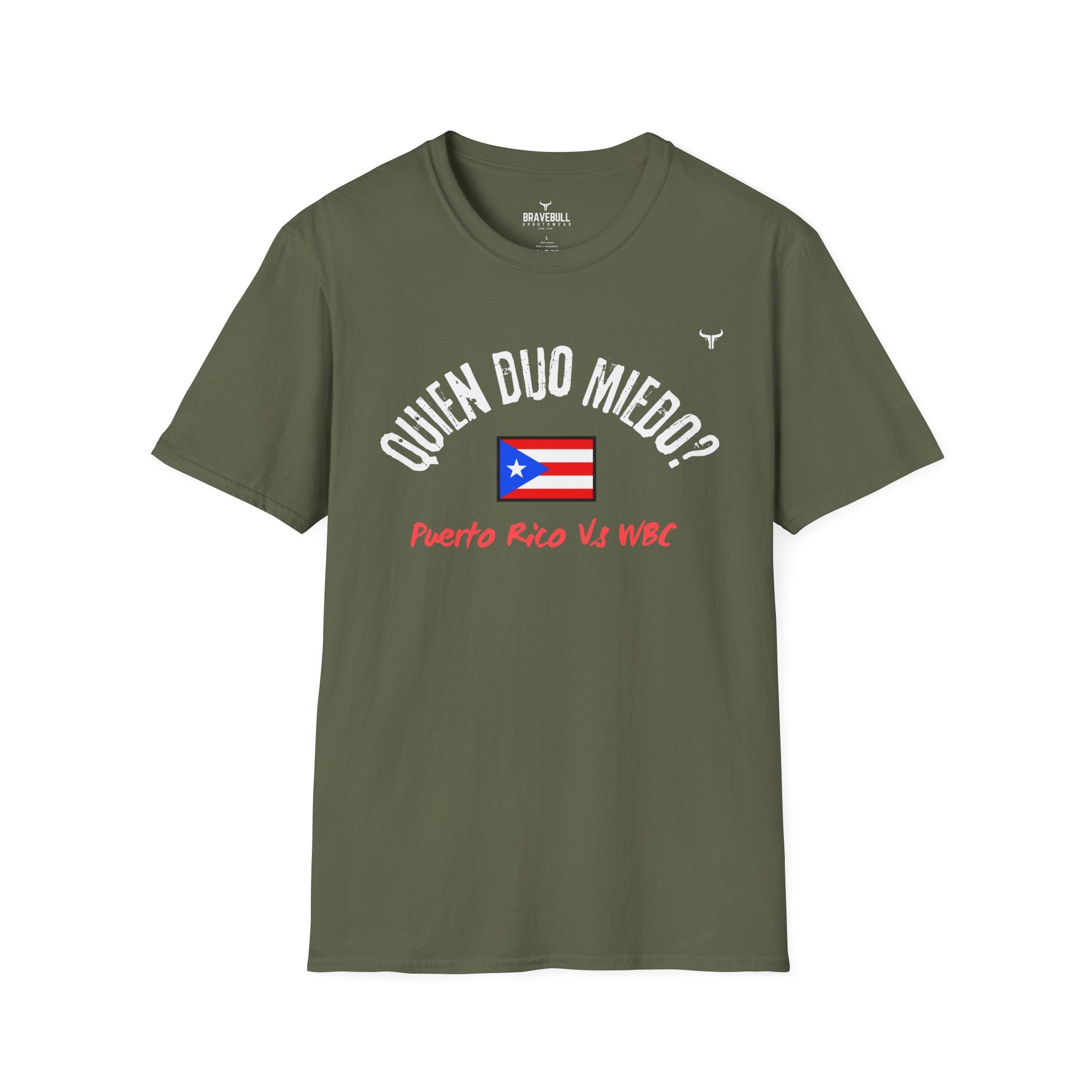Puerto Rico Baseball Tee — "¿Quién Dijo Miedo?" Fan T-Shirt