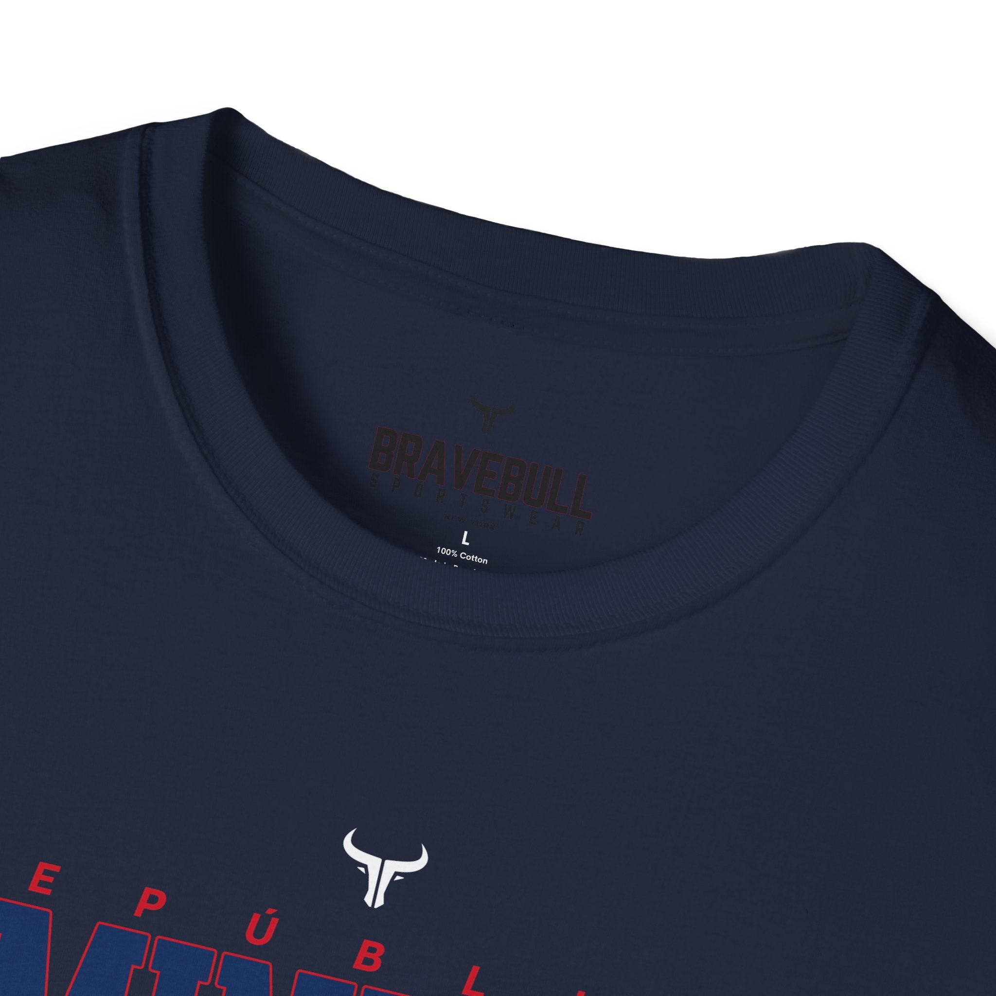 REPUBLICA DOMINICAN  WBC fan T-Shirt R Cotton Tee