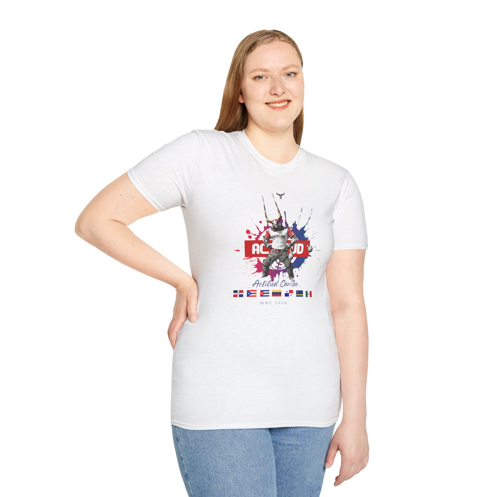 Diablo Cojuelo Carnaval T-Shirt — Actitud Caribe WBC 2026