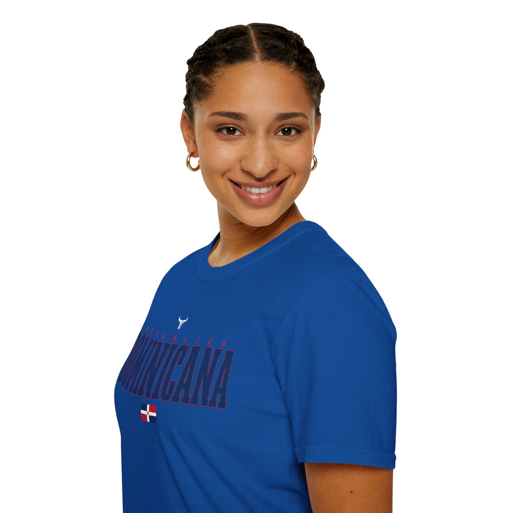 REPUBLICA DOMINICAN  WBC fan T-Shirt R Cotton Tee