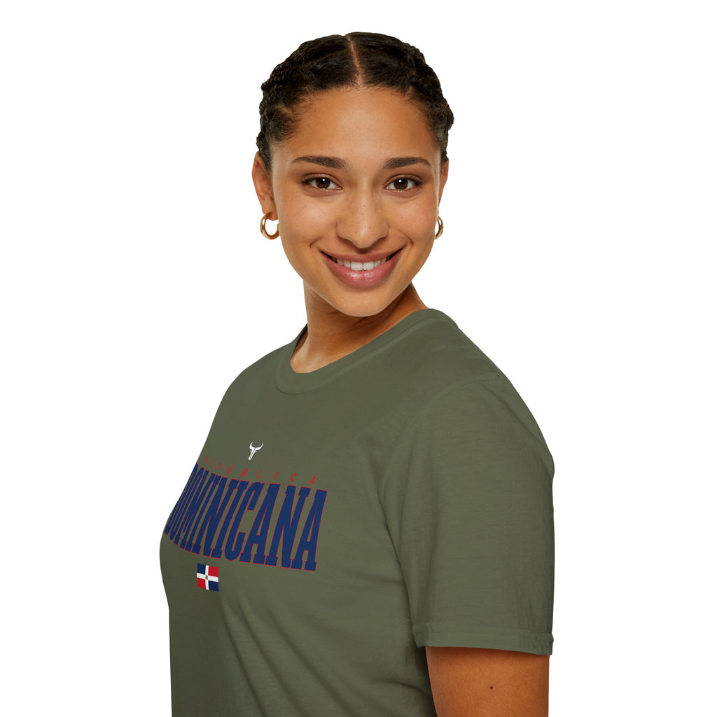 REPUBLICA DOMINICAN  WBC fan T-Shirt R Cotton Tee