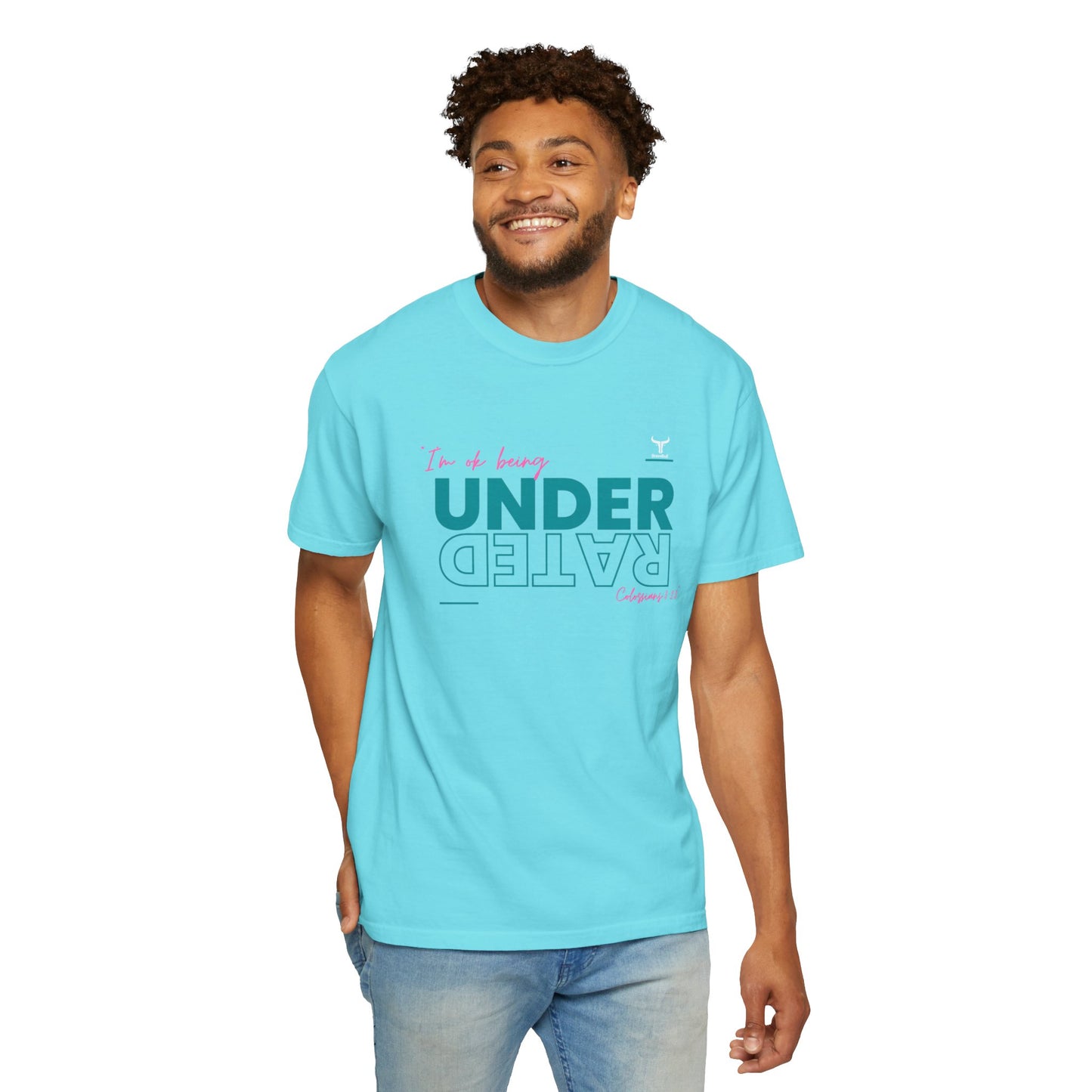 UnderRated "I'm Ok Being Underrated" Unisex Garment-Dyed T-shirt