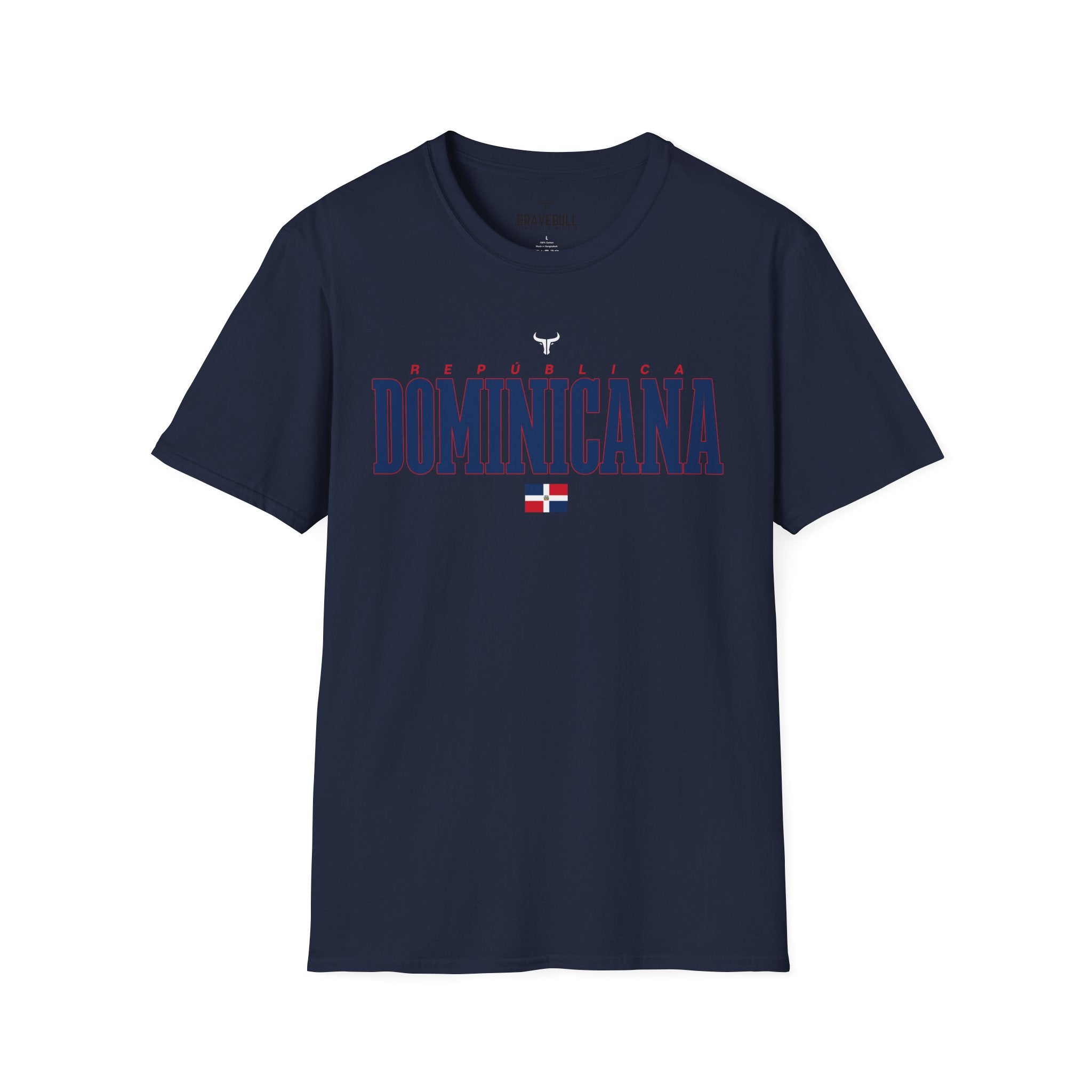 REPUBLICA DOMINICAN  WBC fan T-Shirt R Cotton Tee