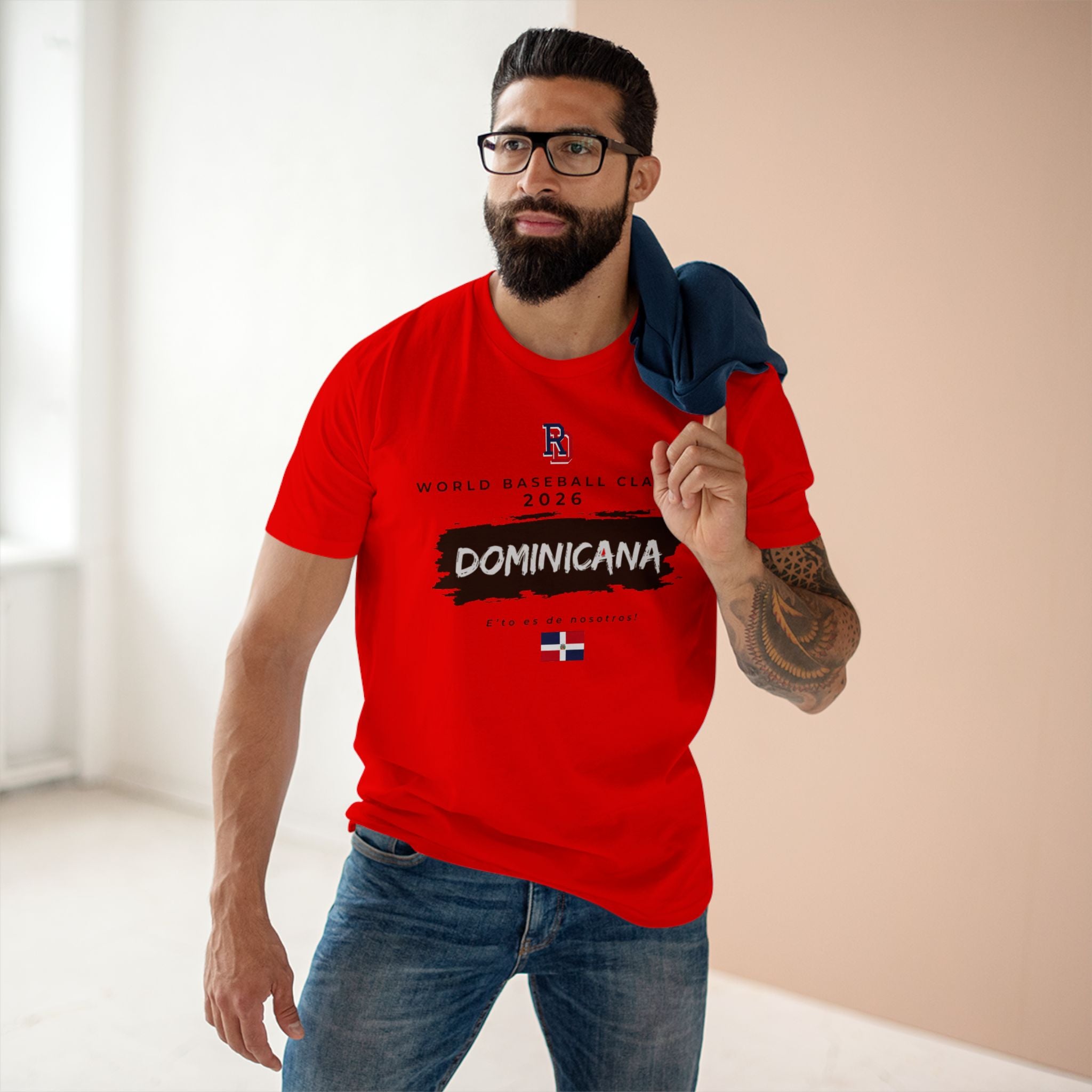 Dominican Republic 2026 WBC Fan Tee — "E'to es de nosotros / This is our"