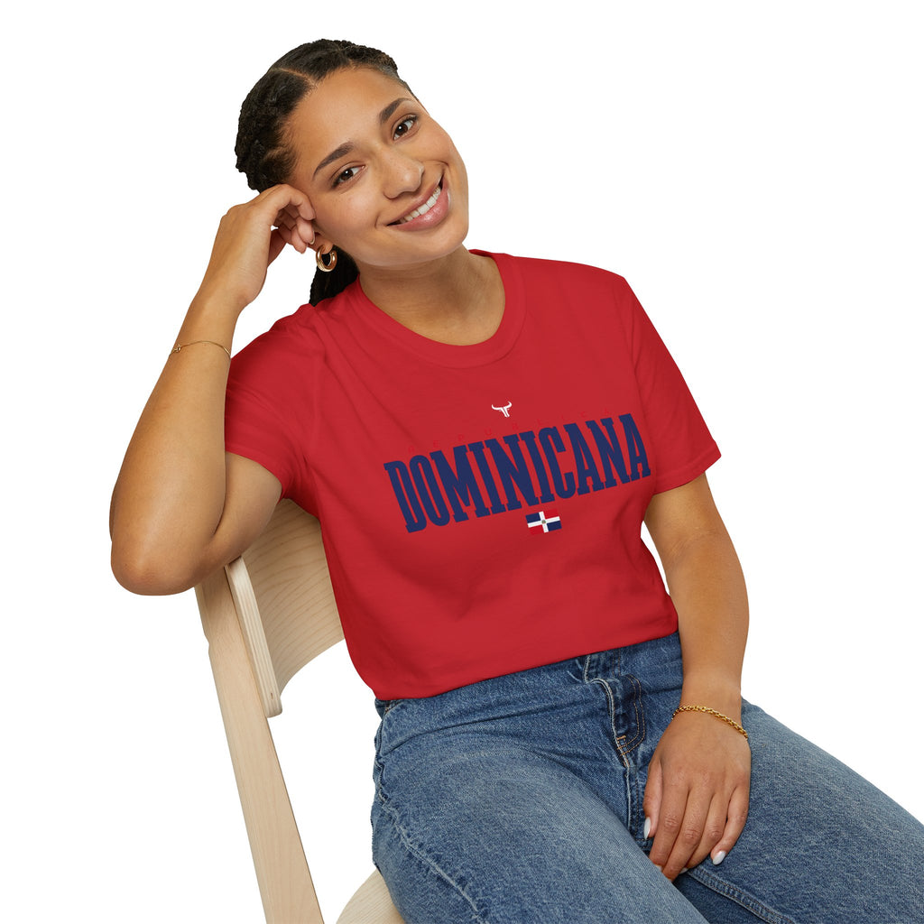 REPUBLICA DOMINICAN  WBC fan T-Shirt R Cotton Tee