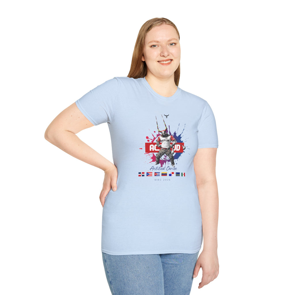Diablo Cojuelo Carnaval T-Shirt — Actitud Caribe WBC 2026